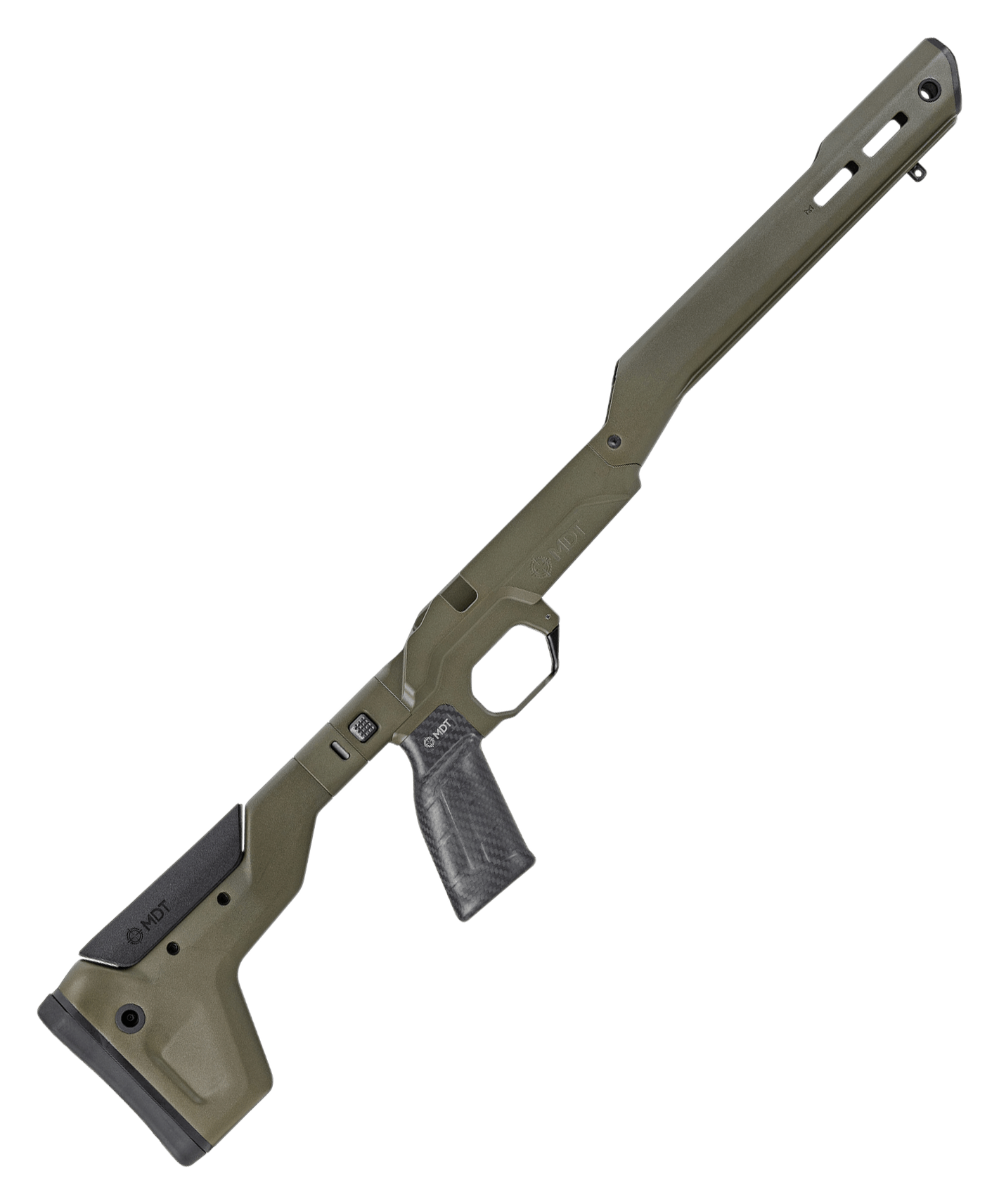 Image of MDT Tactical HNT26 ARCA Forend Folding-Stock Chassis System - Remington 700 SA - Green