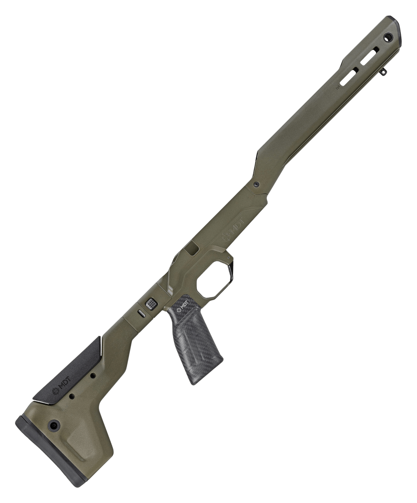 Image of MDT Tactical HNT26 ARCA Forend Folding-Stock Chassis System - Remington 700 LA - Green