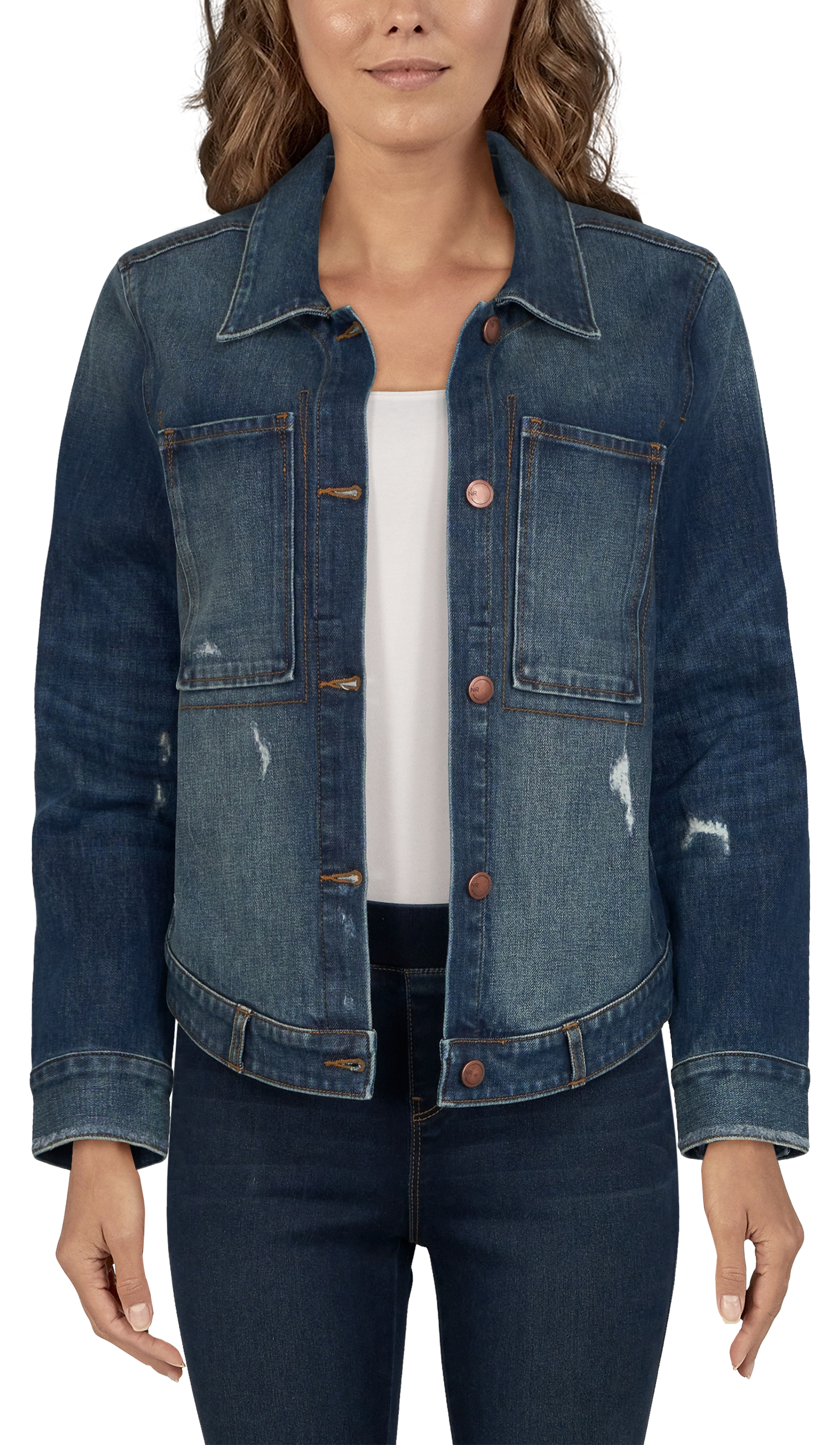 Image of Natural Reflections Denim Jacket for Ladies - Indigo - S