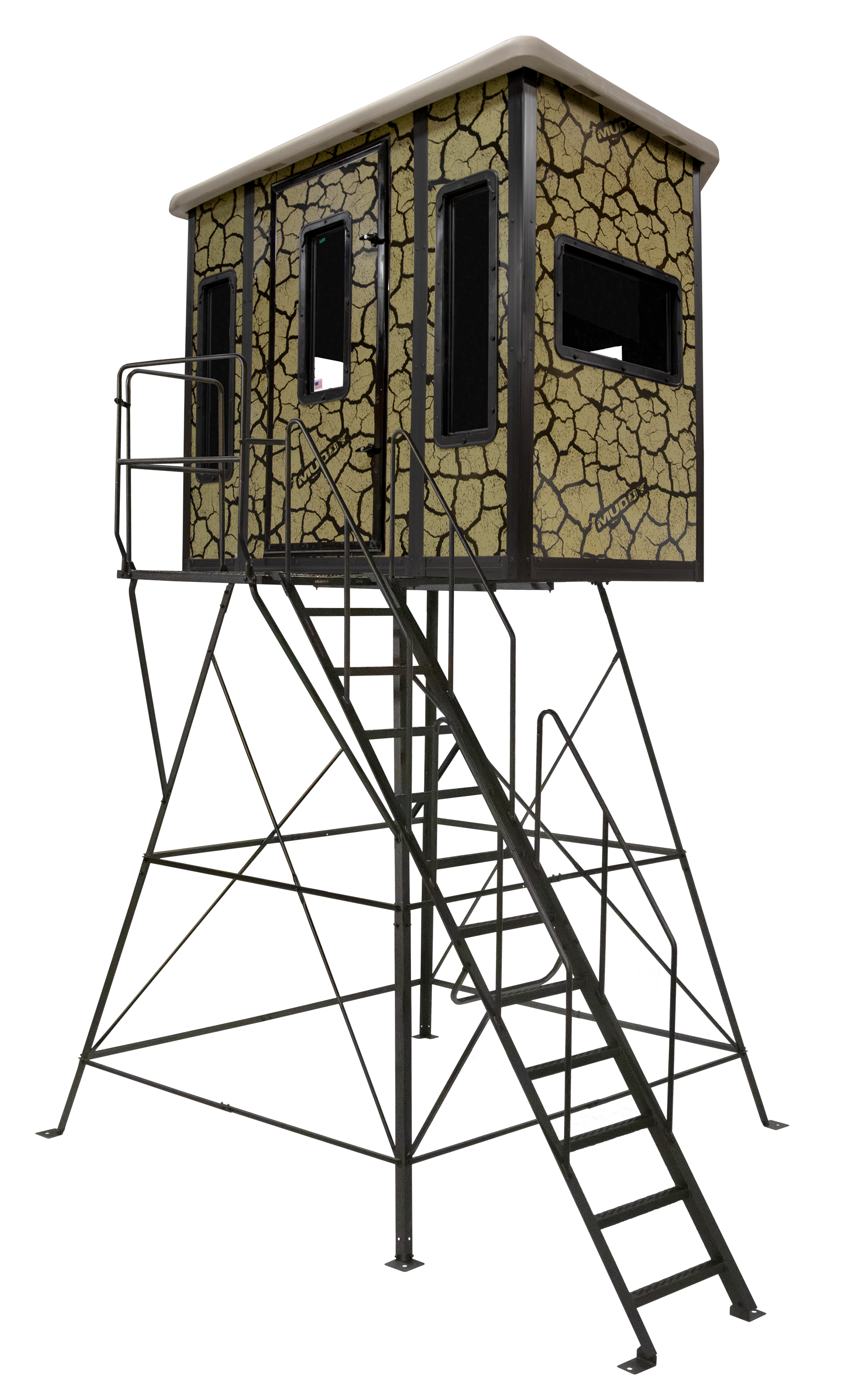 Muddy The Penthouse Steel Box Hunting Blind with Premium 10' Tower Base