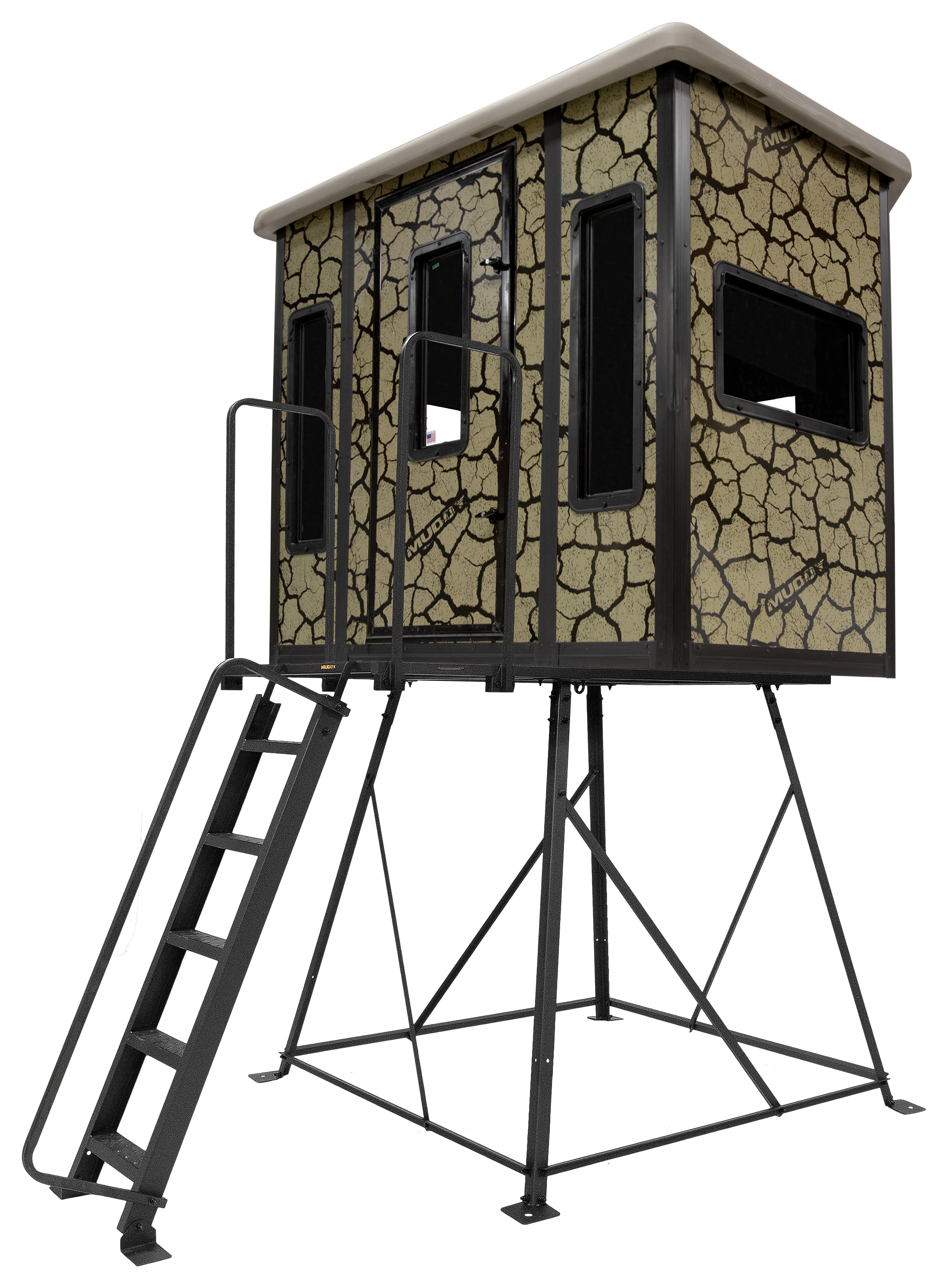 Image of Muddy Penthouse Steel Box Hunting Blind with Elite 5' Tower