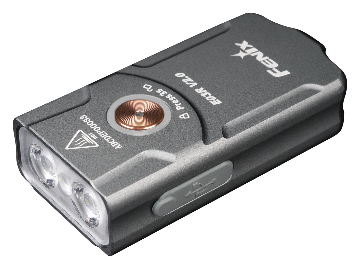 Image of Fenix E03R V2.0 Rechargeable Keychain Flashlight