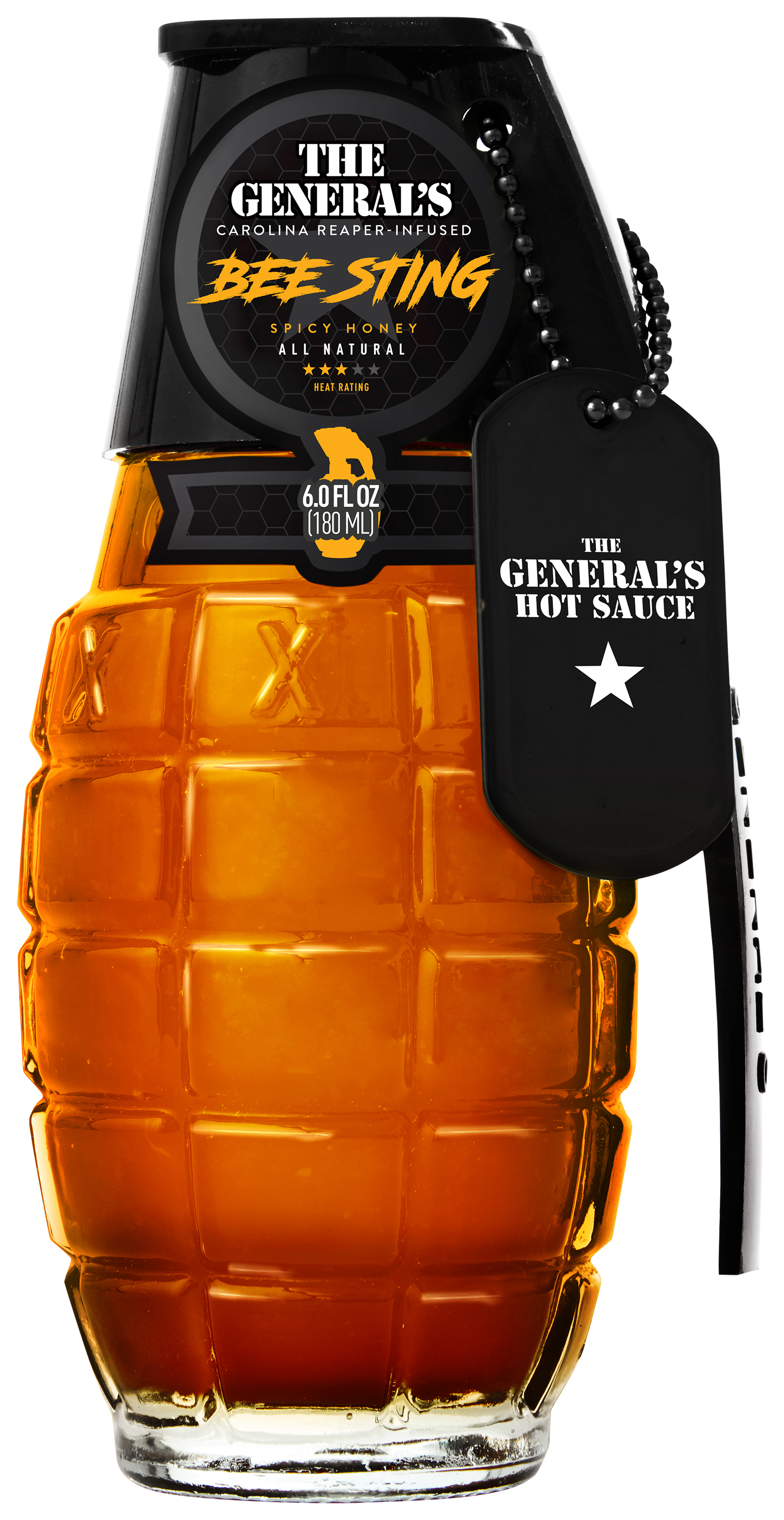 Image of The General's Hot Sauce Bee Sting Spicy Honey Sauce