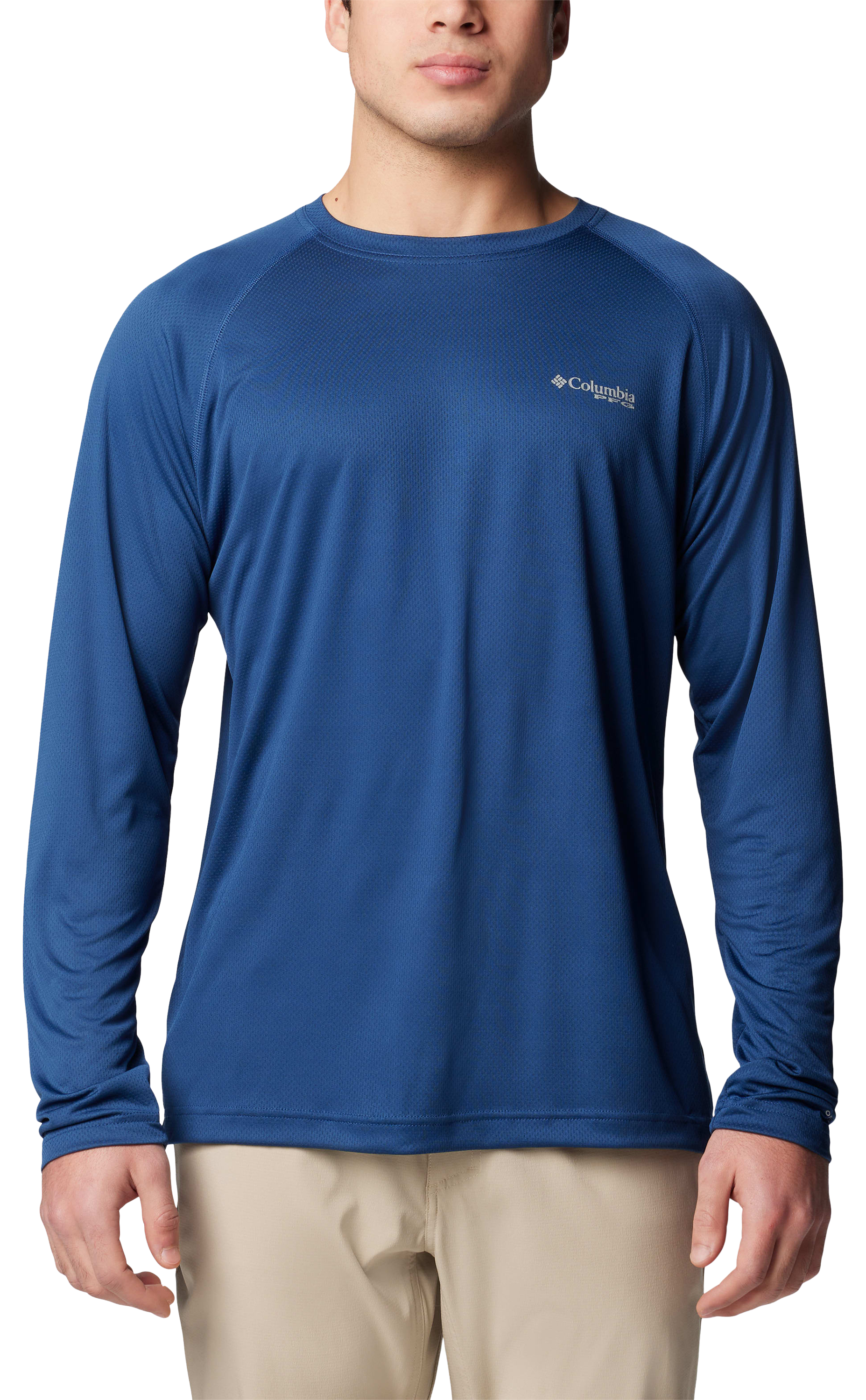 Image of Columbia PFG Solar Stream Long-Sleeve Shirt for Men - Carbon - XL