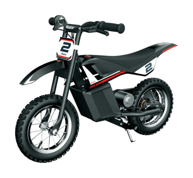 Image of Razor MX125 Dirt Rocket Electric Bike for Kids - Black