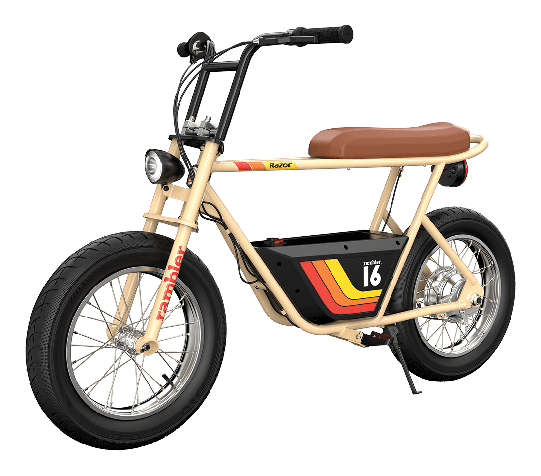 Image of Razor Rambler 16 36V Mini Bike - Tan