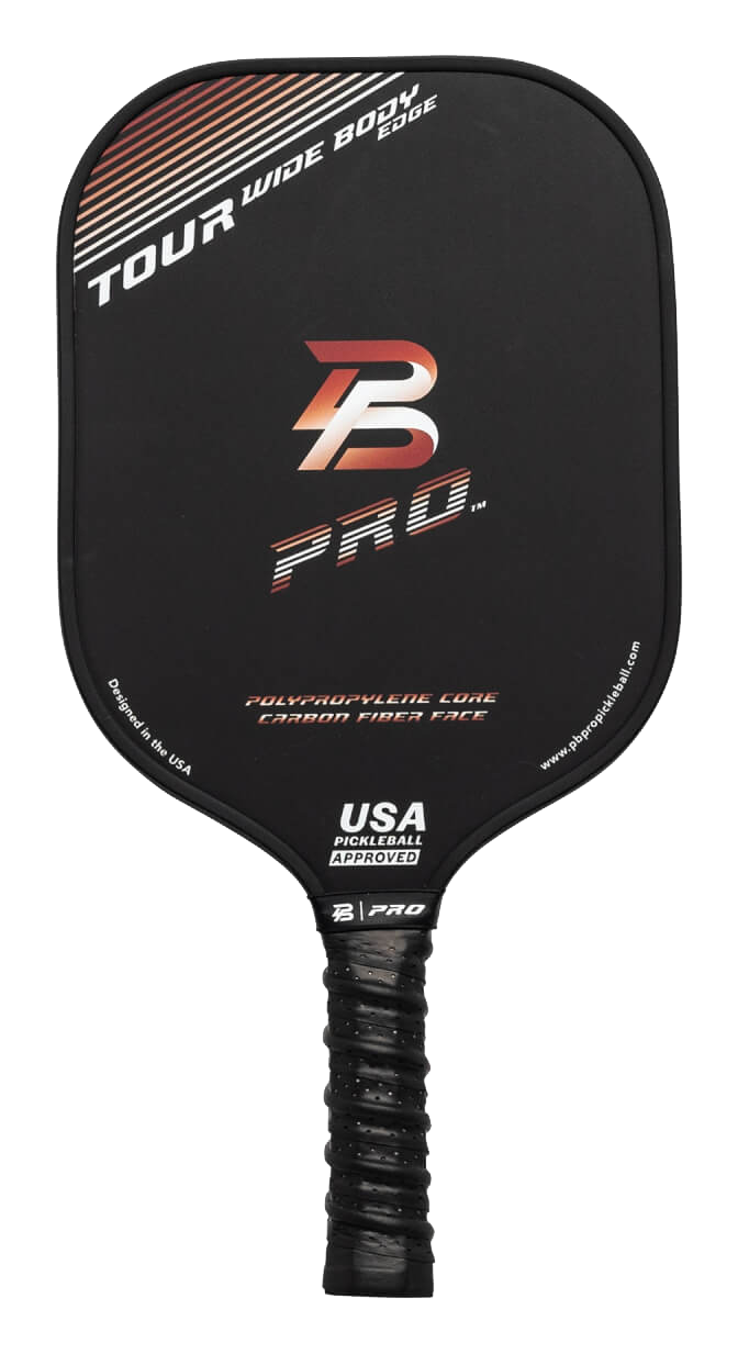 Image of PB Pro Tour Widebody Edge Carbon-Fiber Pickleball Paddle - Single Paddle