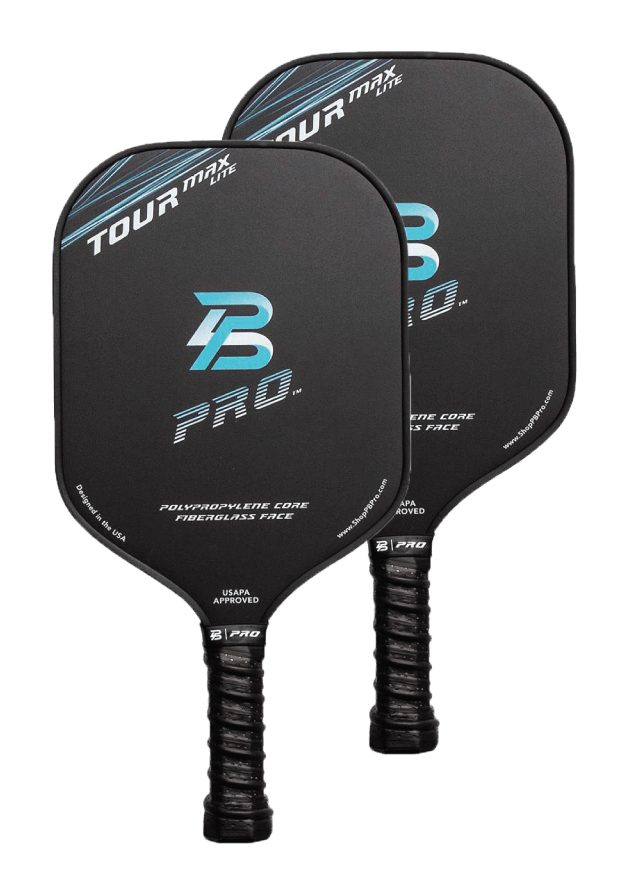 Image of PB Pro Tour Max Lite Fiberglass Pickleball Paddle - 2-Pack