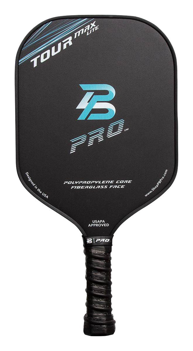 Image of PB Pro Tour Max Lite Fiberglass Pickleball Paddle - Single Paddle