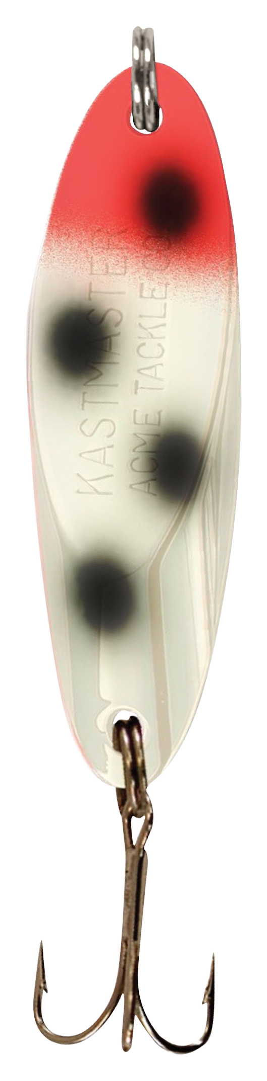 Image of "Acme Kastmaster Moonshine Glow Ice Spoon - Glow Bloody Nose - 1-1/8"", 1/12 oz."