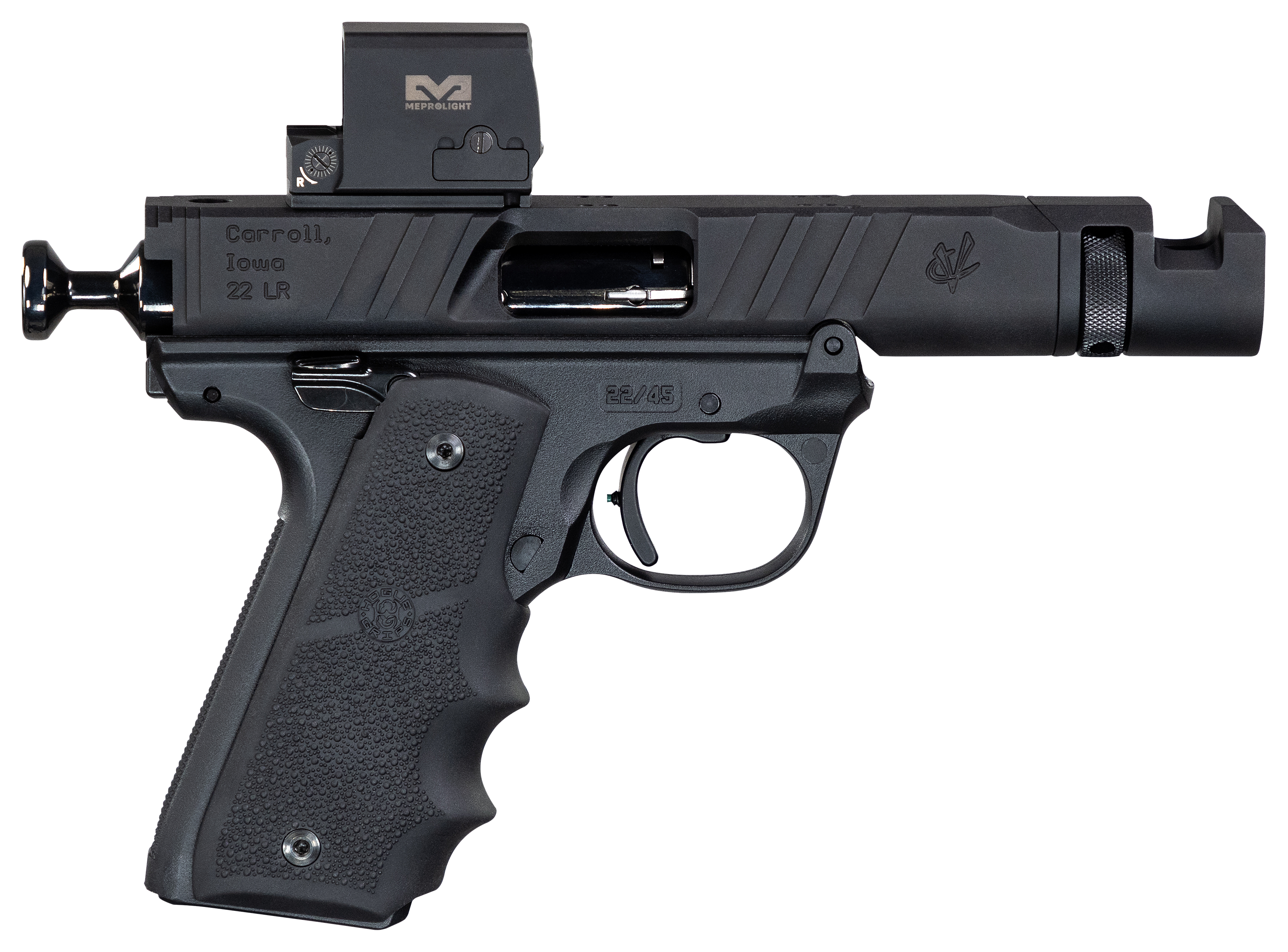 Volquartsen Mamba-X Semi-Auto Rimfire Handgun with Meprolight Pro-F Sight - 3" - Volquartsen