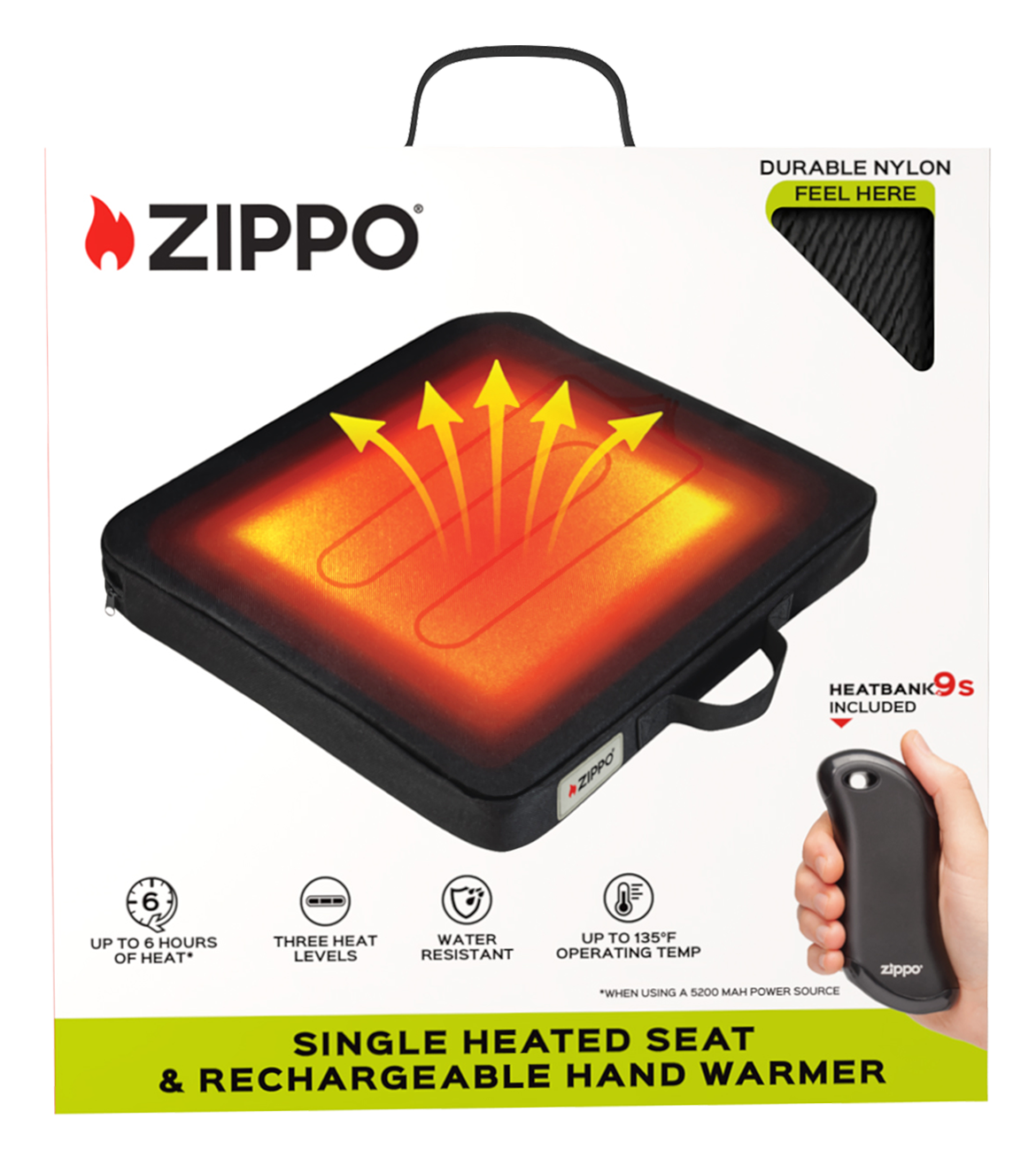 ZIPPO Single Heated Seat and Rechargeable Hand Warmer