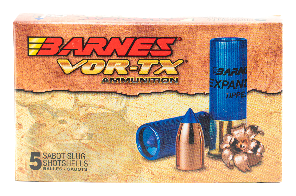 Image of "Barnes VOR-TX Expander Slug Shotshells - Sabot Slug - 3"" - 12 Gauge - 5 Rounds"