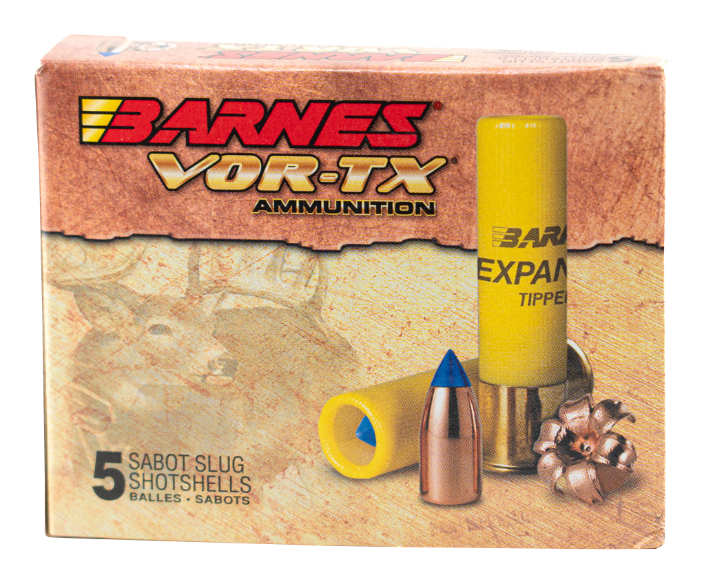 Barnes VOR-TX Expander Slug Shotshells - Sabot Slug - 3″ - 20 Gauge - 5 Rounds