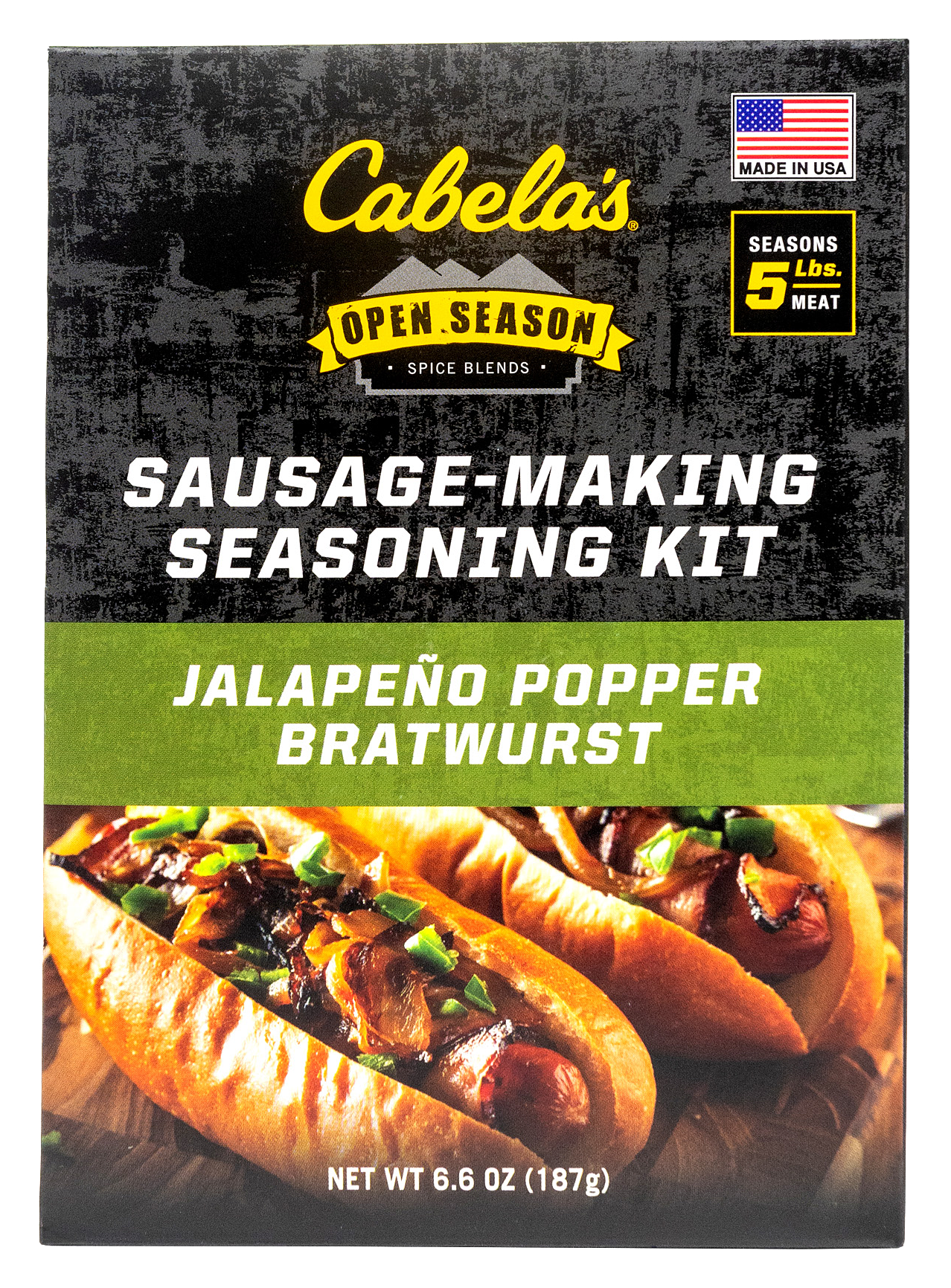 Image of Cabela's Open Season Jalapeno Popper Bratwurst Sausage-Making Kit