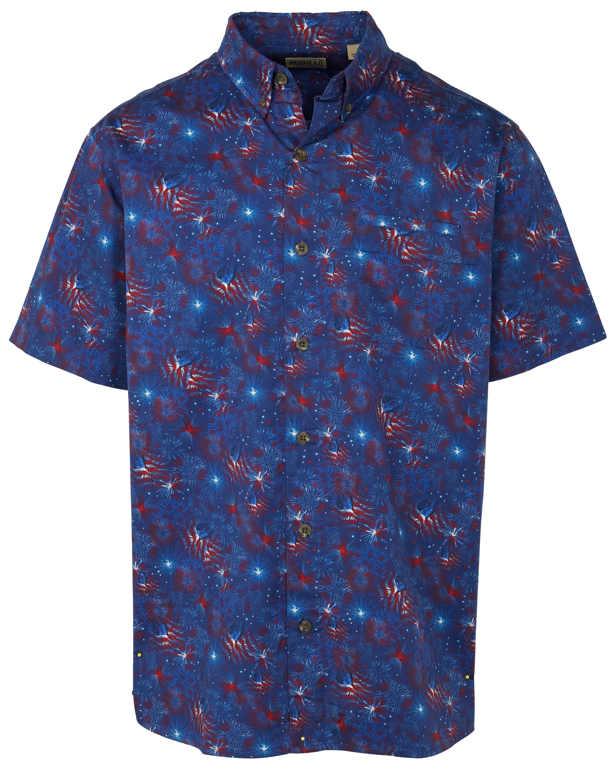 REDHEAD Patriotic Night Short-Sleeve Shirt for Men