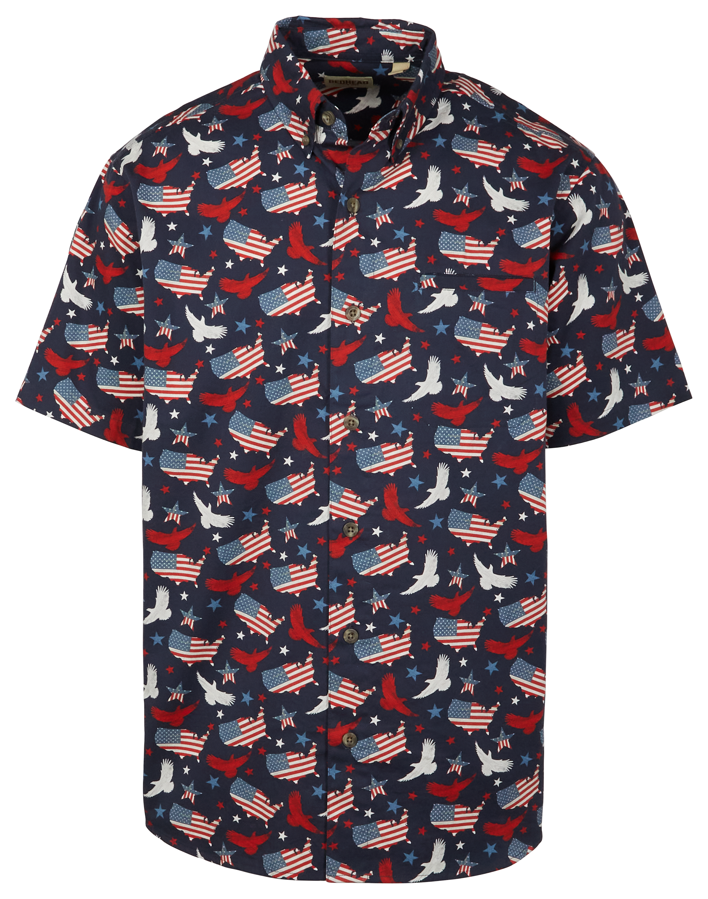REDHEAD Eagles Seal Short-Sleeve Shirt for Men