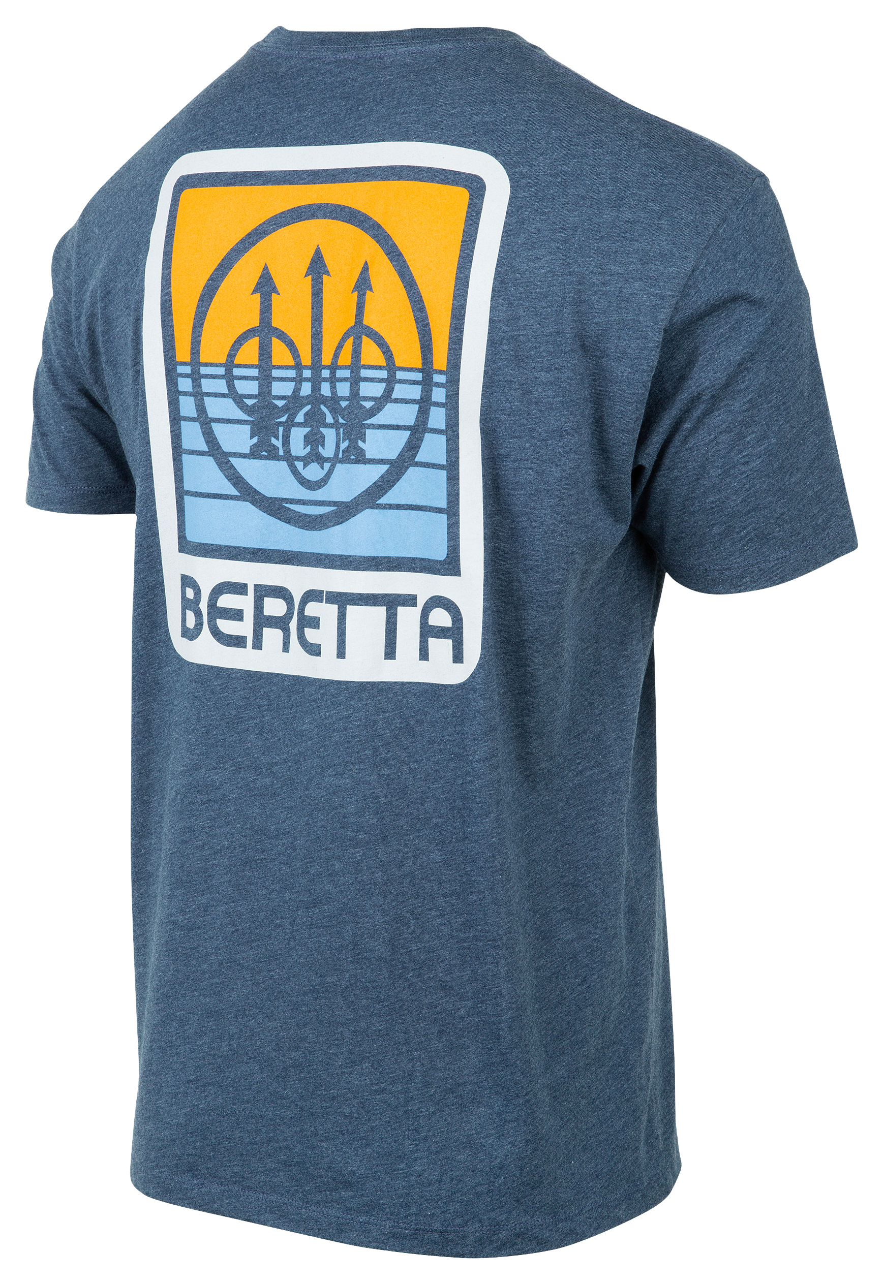 Image of Beretta Horizon Short-Sleeve T-Shirt for Men - Navy Heather