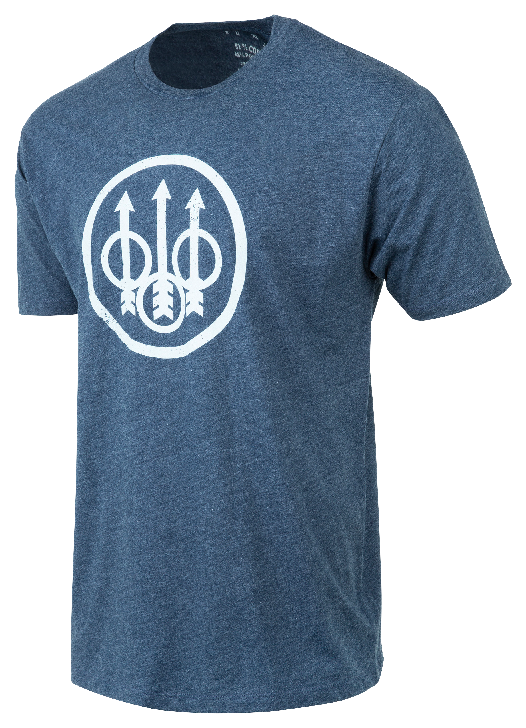 Image of Beretta Trident Logo Short-Sleeve T-Shirt for Men - Navy Heather