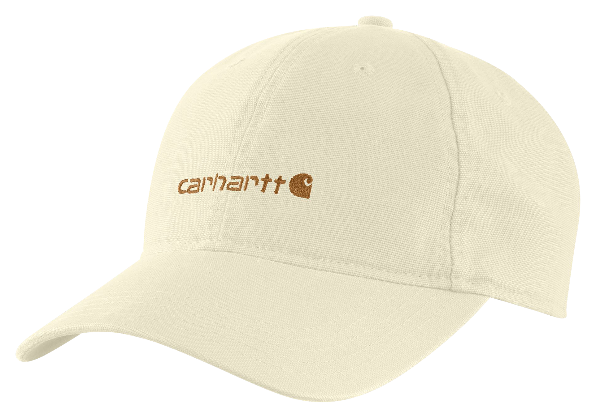 Image of Carhartt Canvas Embroidered Graphic Cap - Undyed Ecru