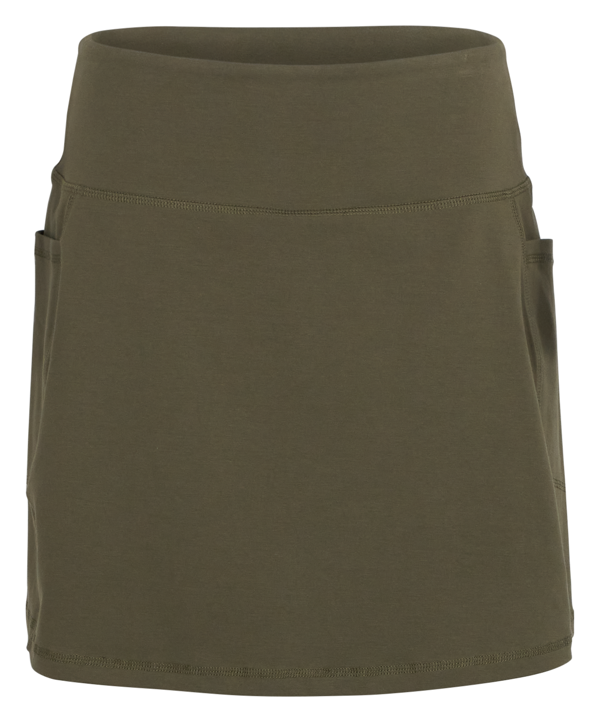 Image of Natural Reflections Knit Skort - Dusty Olive