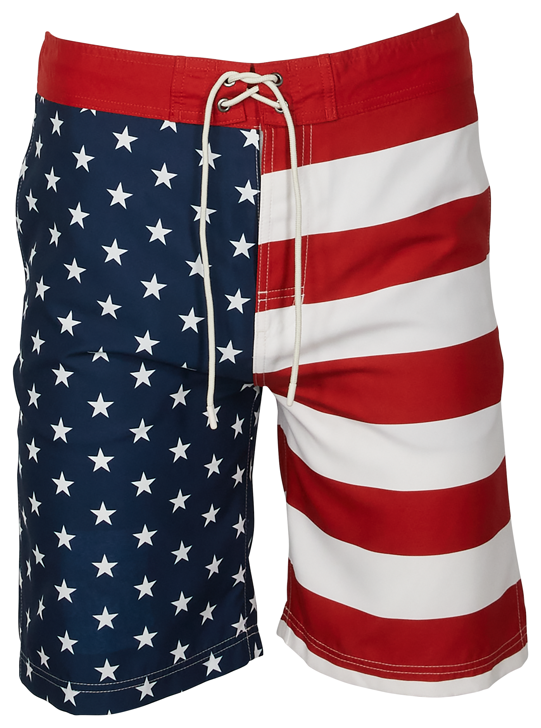 Image of "RedHead 9"" Swim Trunks for Men - American Flag"