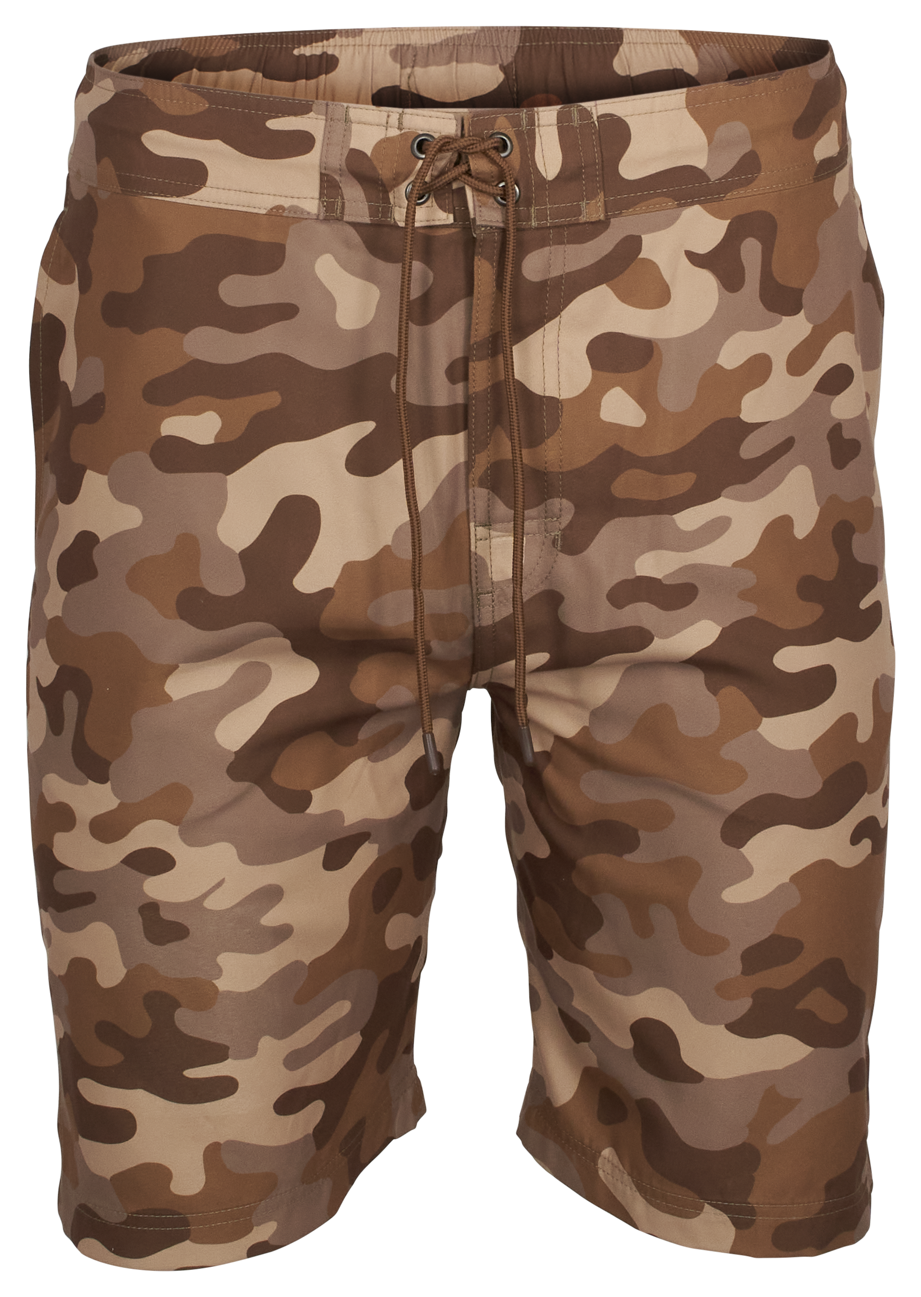 Image of "RedHead 9"" Swim Trunks for Men - Tan Camo - S"
