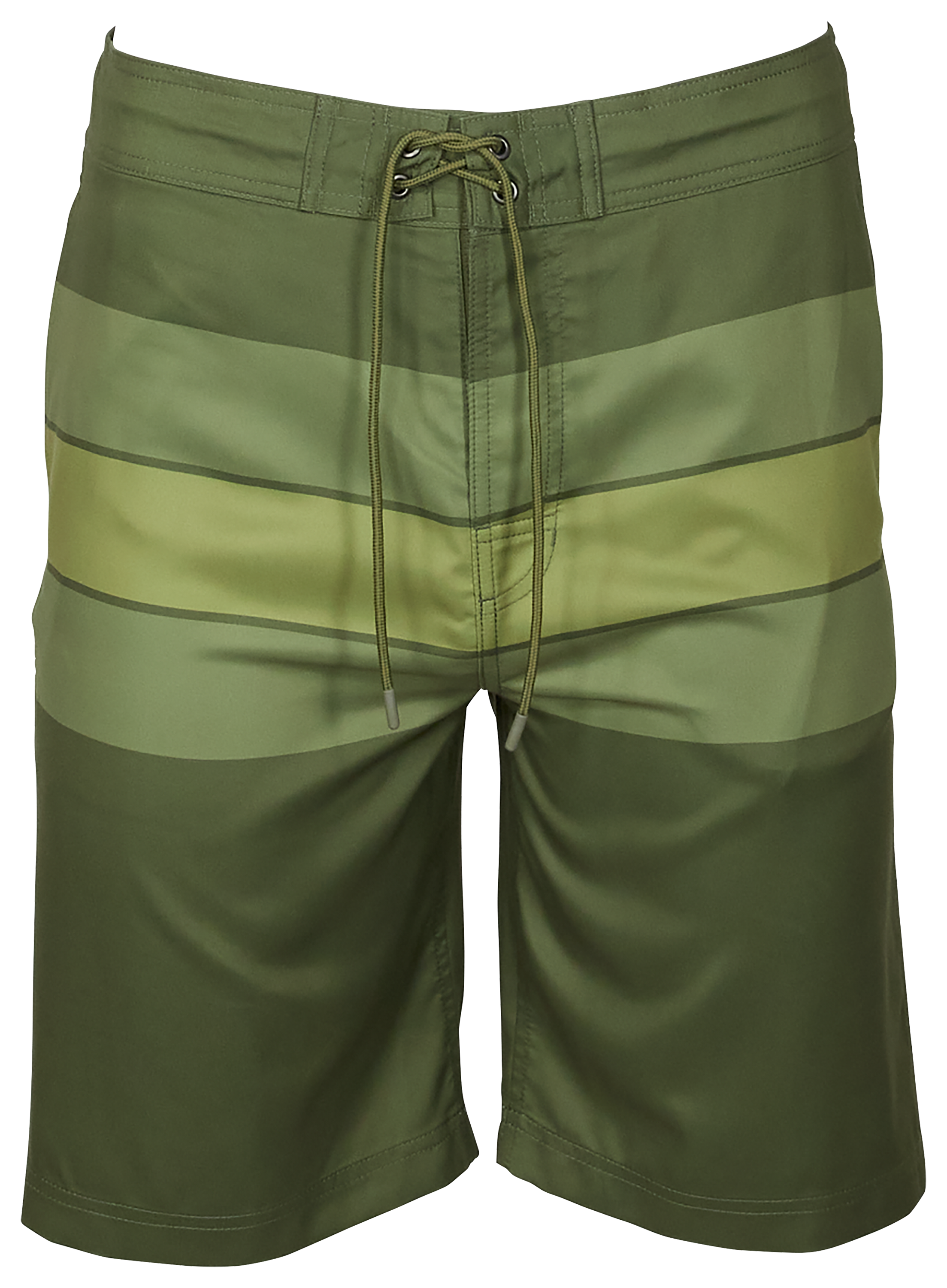 Image of "RedHead 9"" Swim Trunks for Men - Green Stripe"