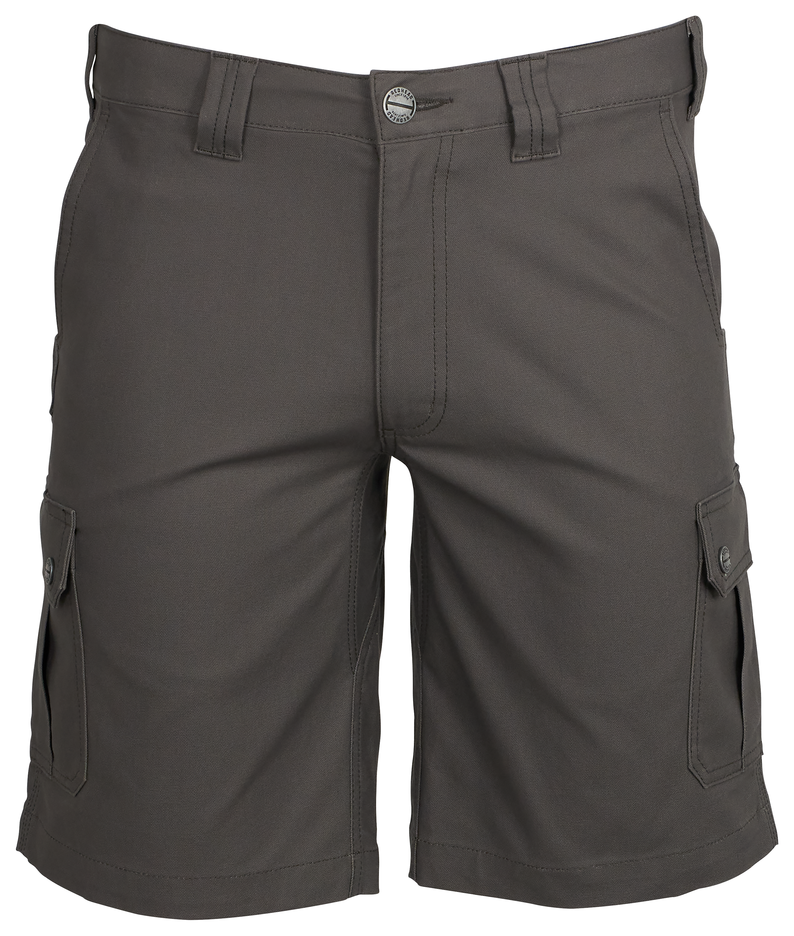 Image of RedHead Pro Series Canvas Shorts for Men - Granite Gray - 32