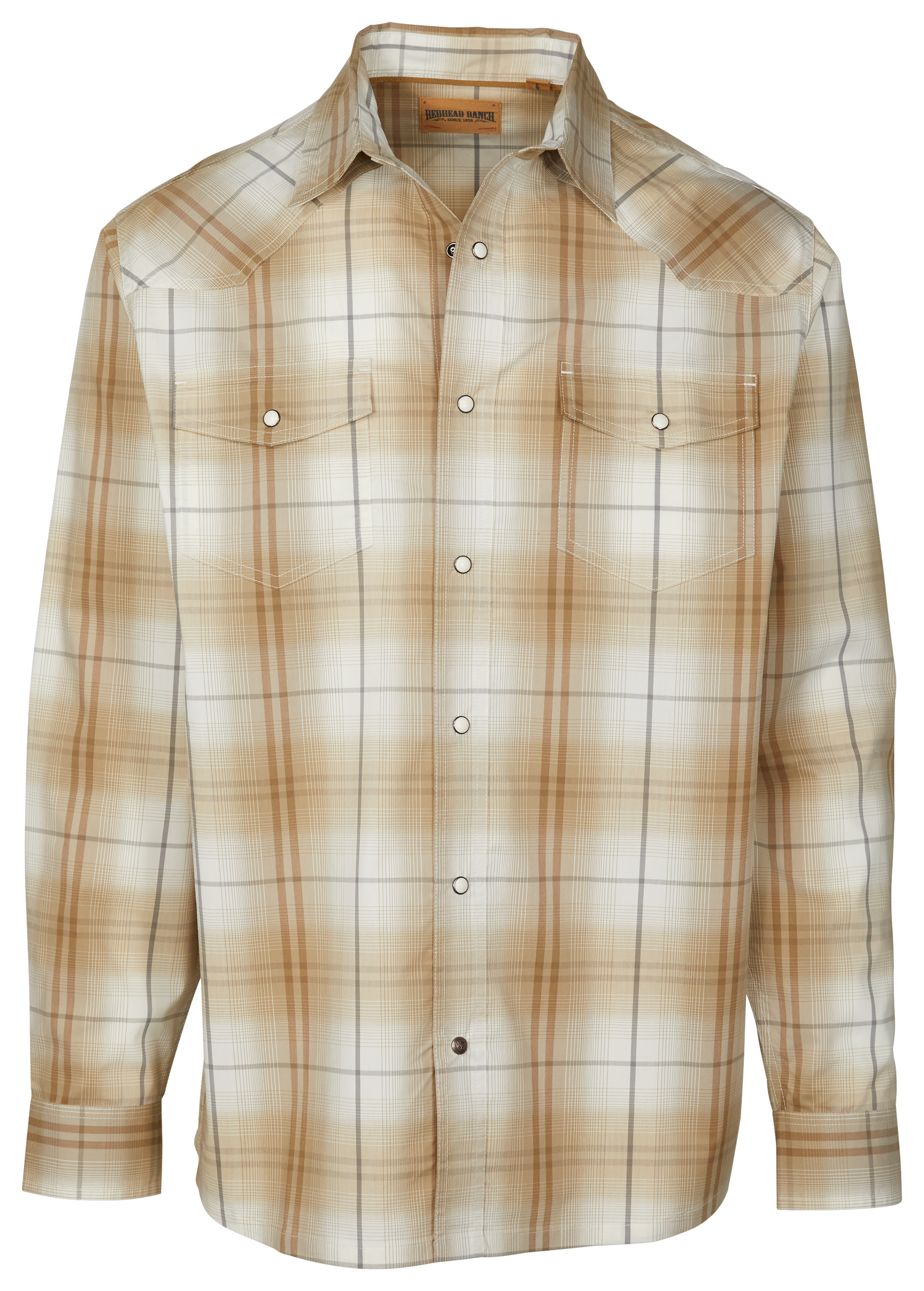 Image of RedHead Ranch Kennedale Plaid Long-Sleeve Shirt for Men - Twill Plaid - M