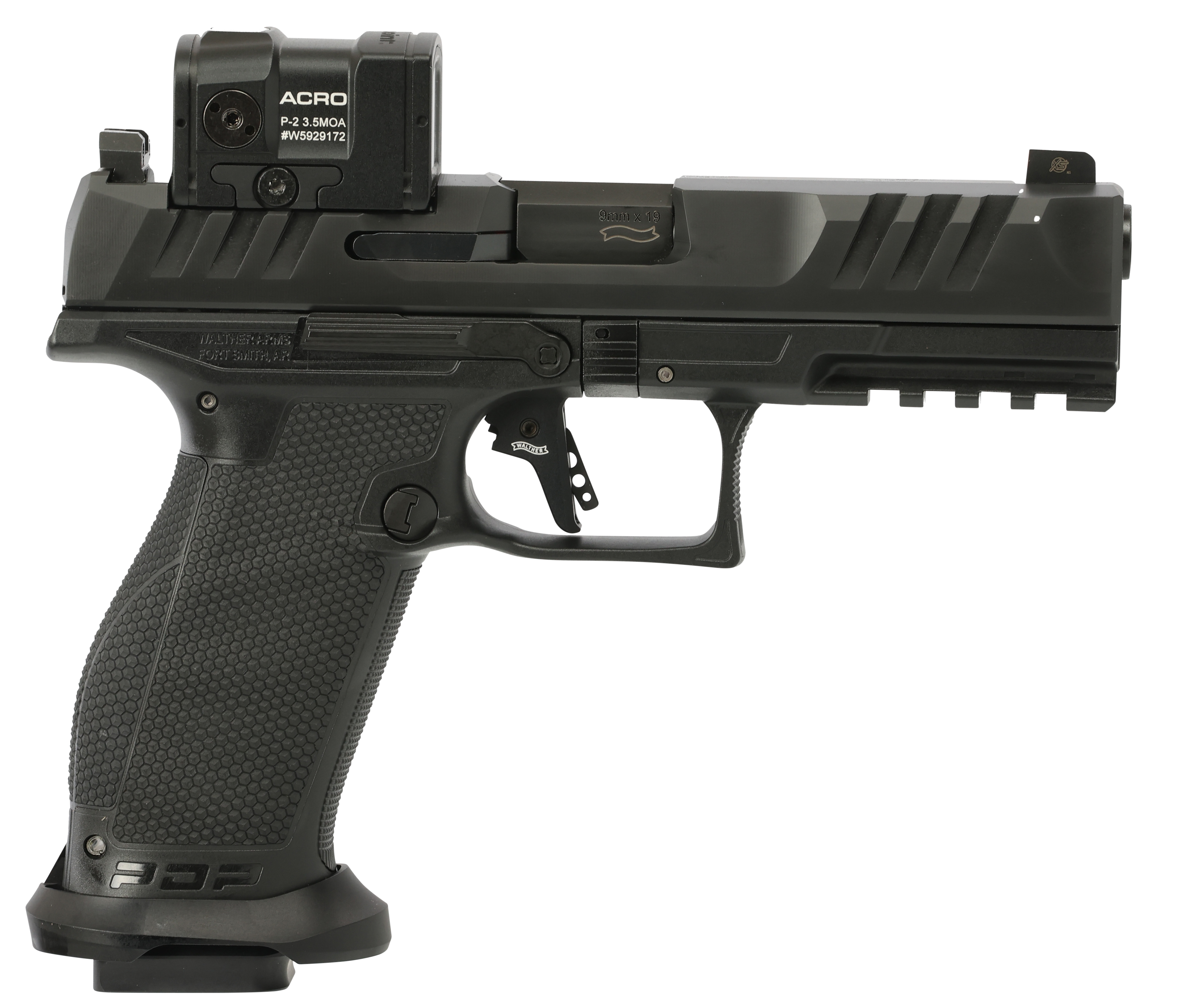 Walther PDP Pro FullSize SemiAuto Pistol with Aimpoint ACRO Red Dot