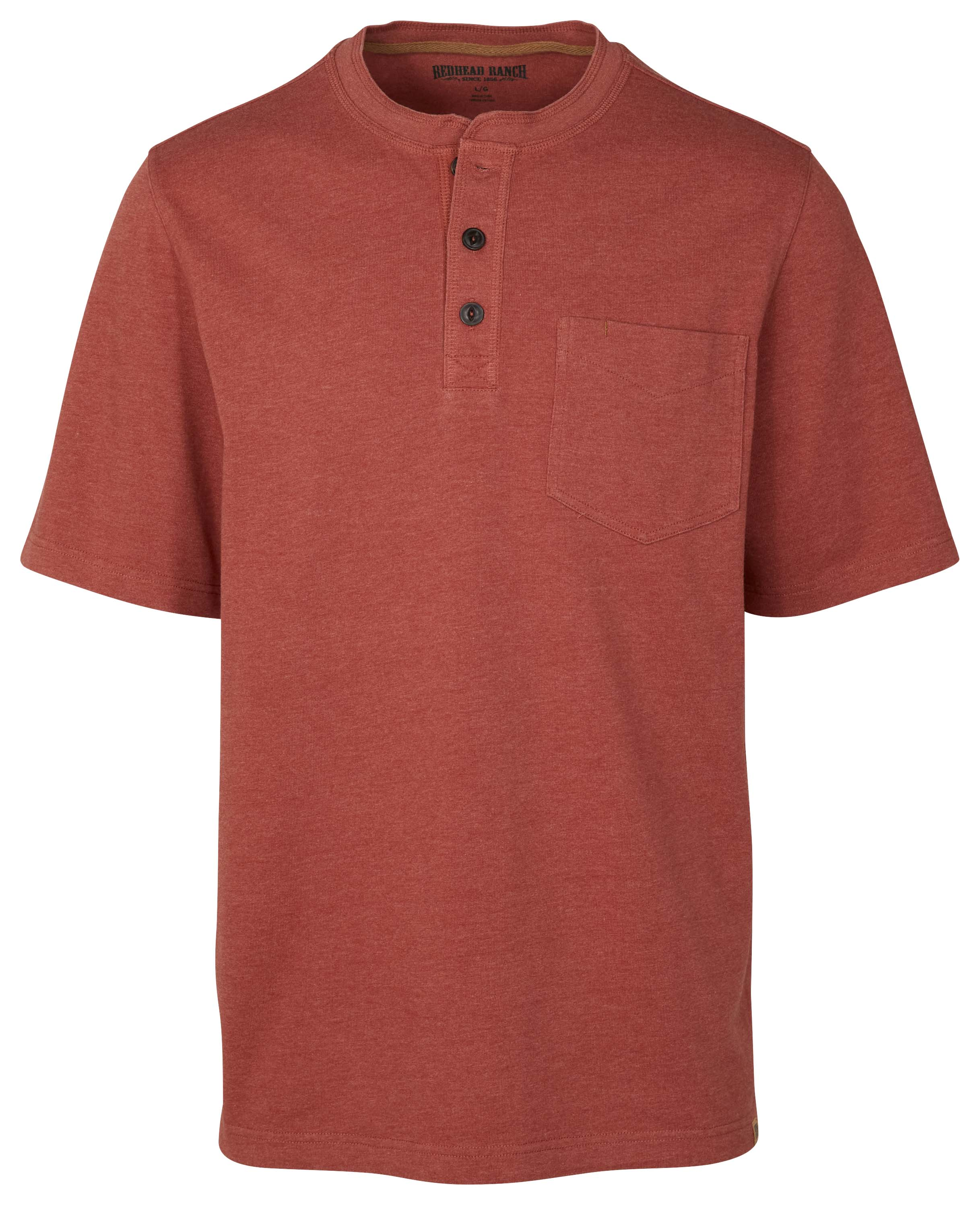 REDHEAD Ranch Hansboro Pocket Henley Short-Sleeve Shirt for Men