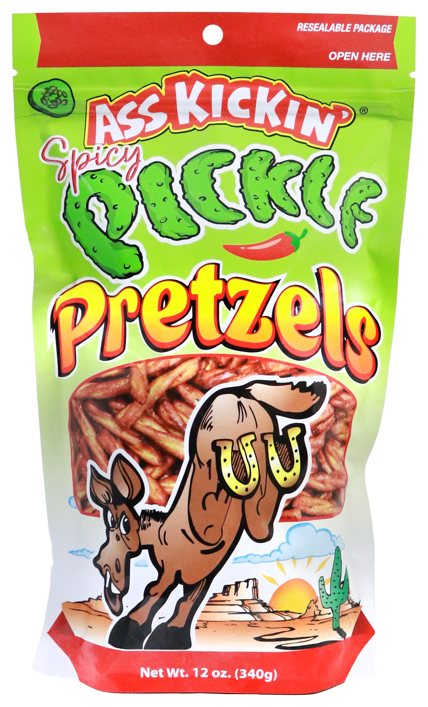 Image of Ass Kickin' Spicy Pickle Pretzels