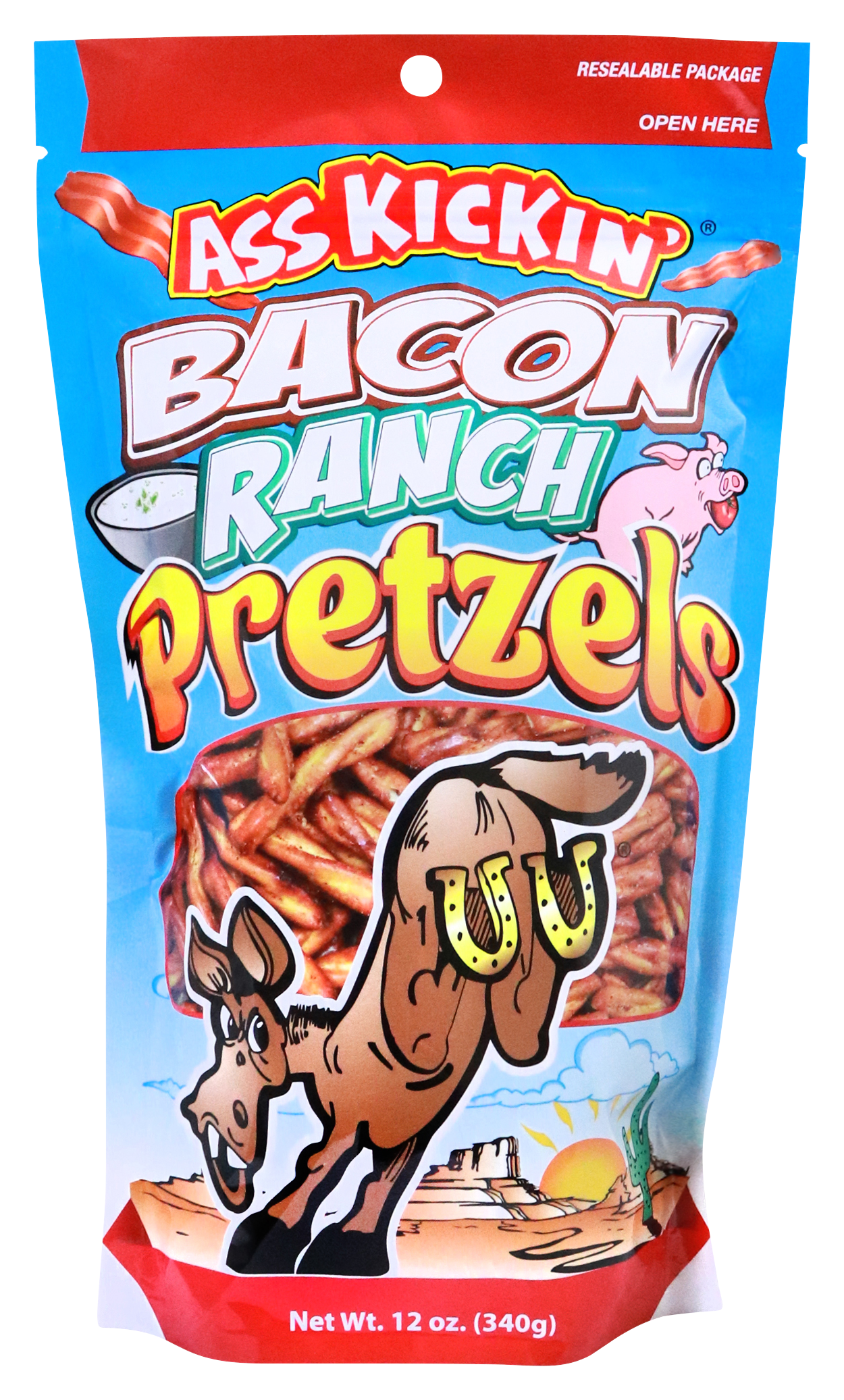 Image of Ass Kickin' Bacon Ranch Pretzels