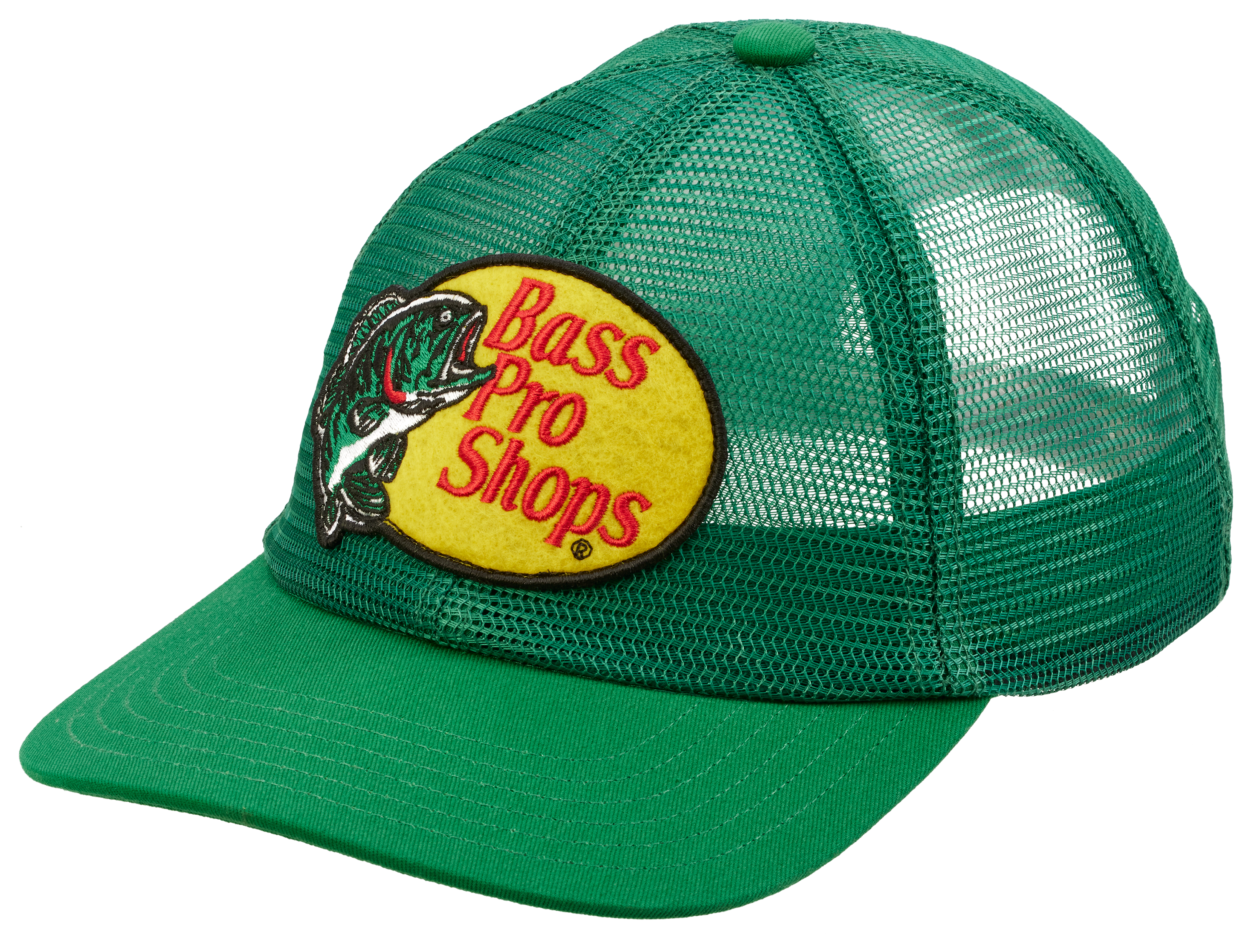 Image of Bass Pro Shops Woodcut Logo All-Mesh Snapback Cap