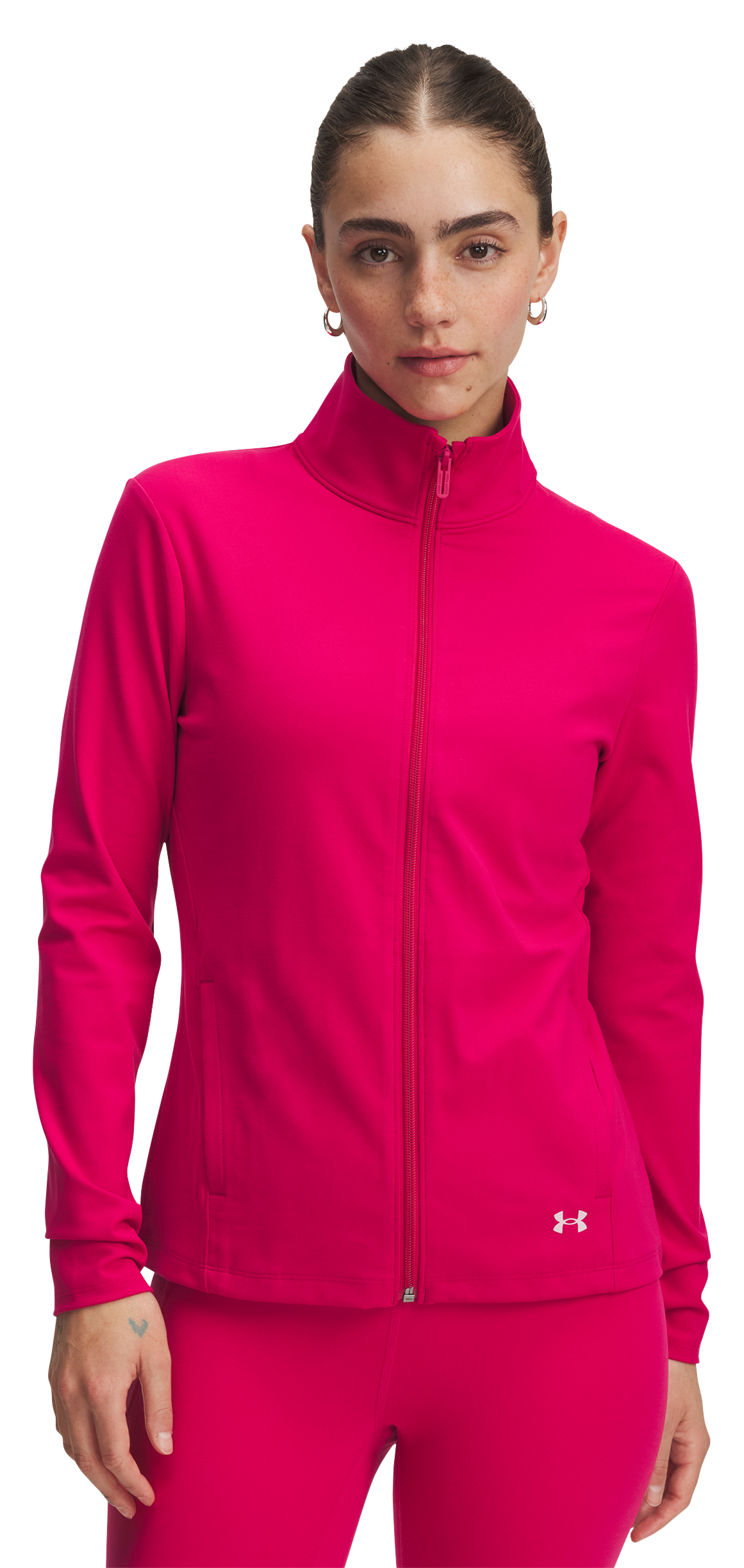 Image of Under Armour Motion Jacket for Ladies - Shaded Fuchsia/Prime Pink - L