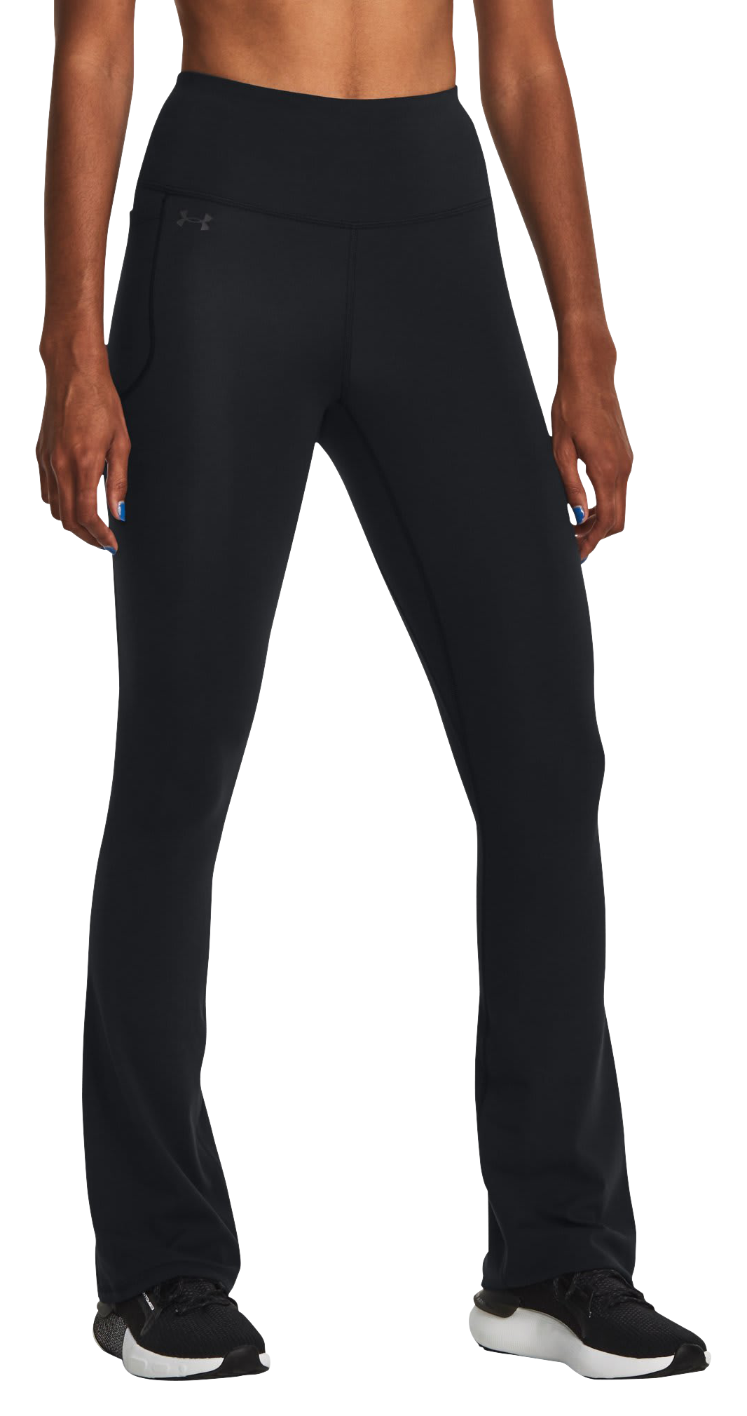Image of Under Armour Motion Flare Pants - Black/Jet Gray - L - Regular