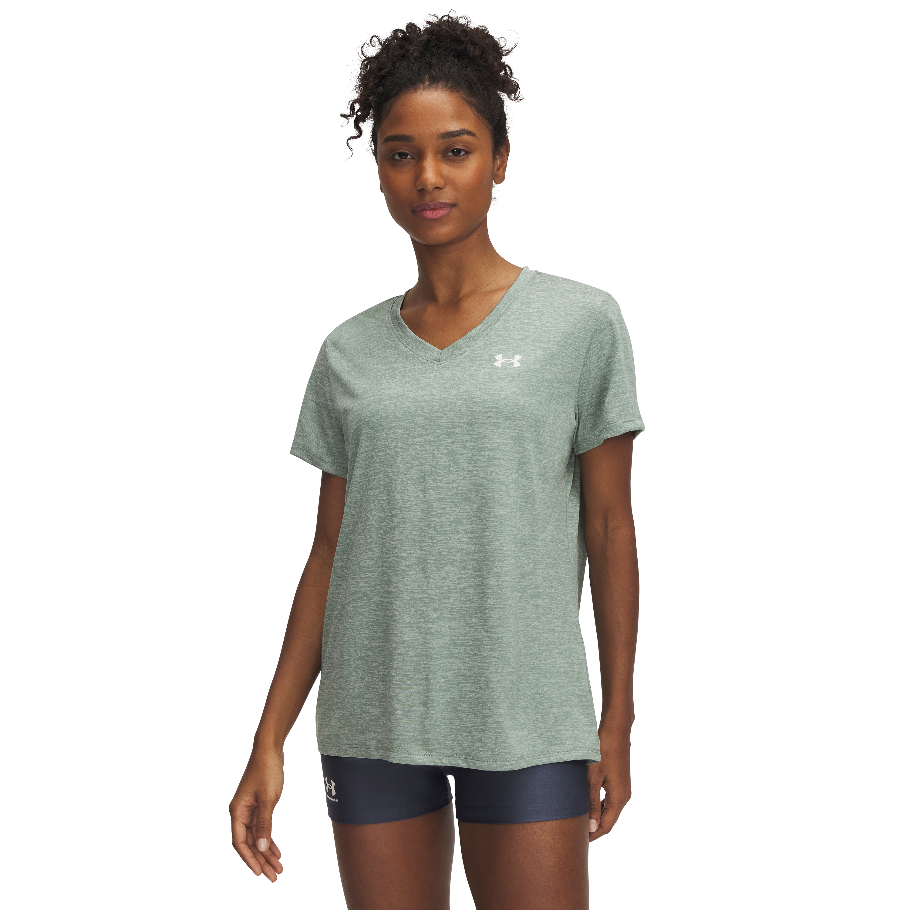 Under Armour Tech Twist Short-Sleeve V-Neck T-Shirt for Ladies                                                                  