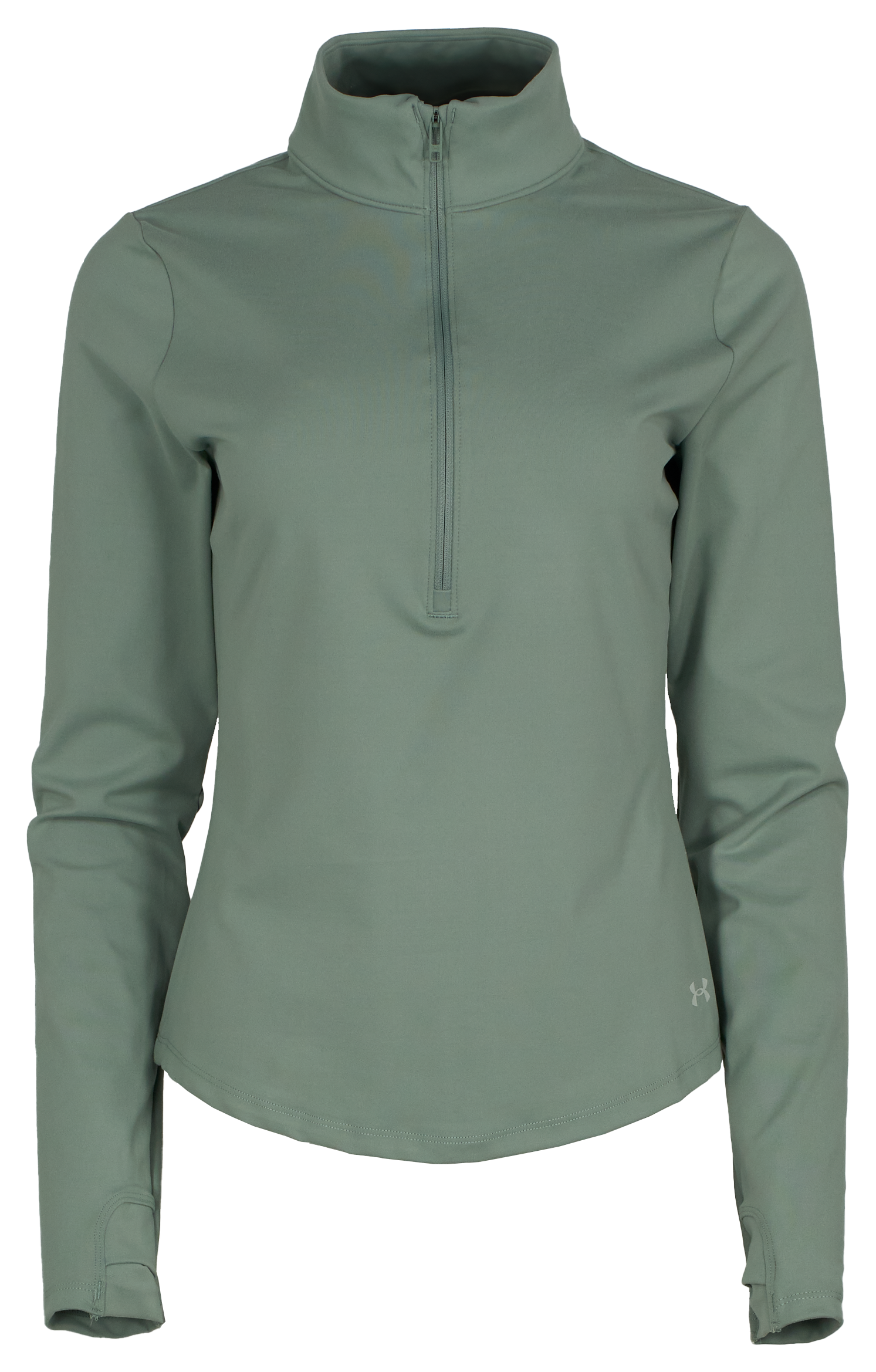 Image of Under Armour Motion Half-Zip Pullover - Silica Green/Hydro Green