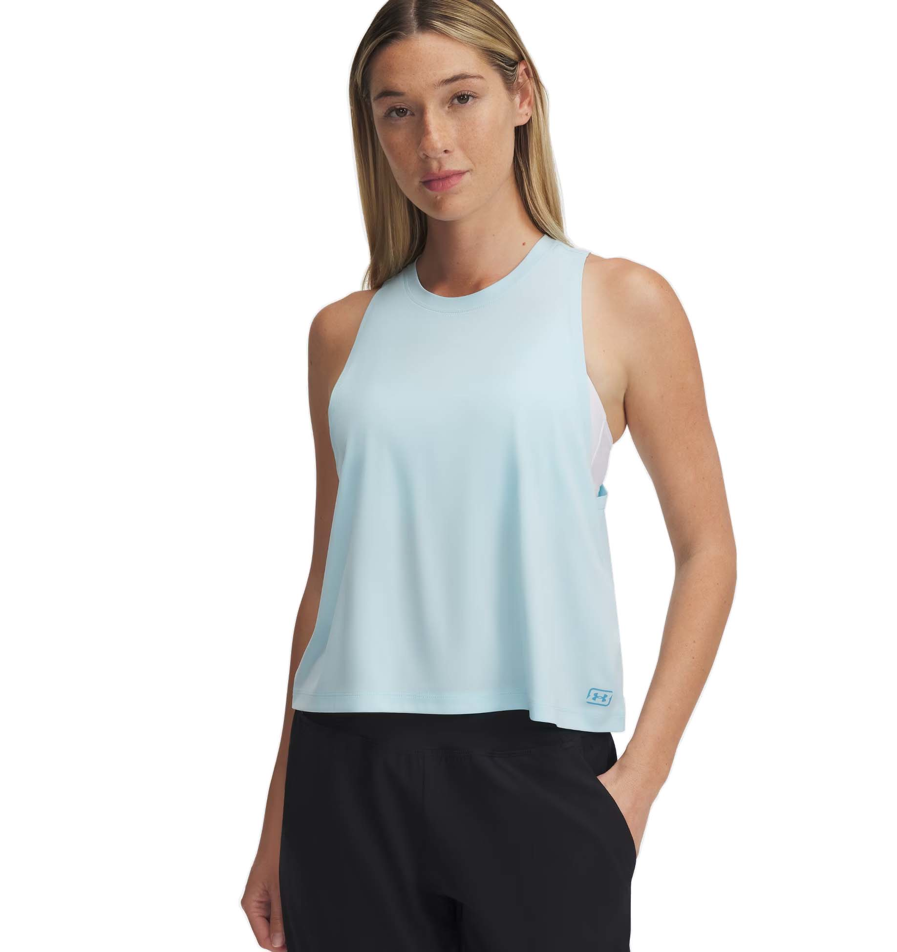 Image of Under Armour Fish Elite Tank Top - Stream/Ether Blue