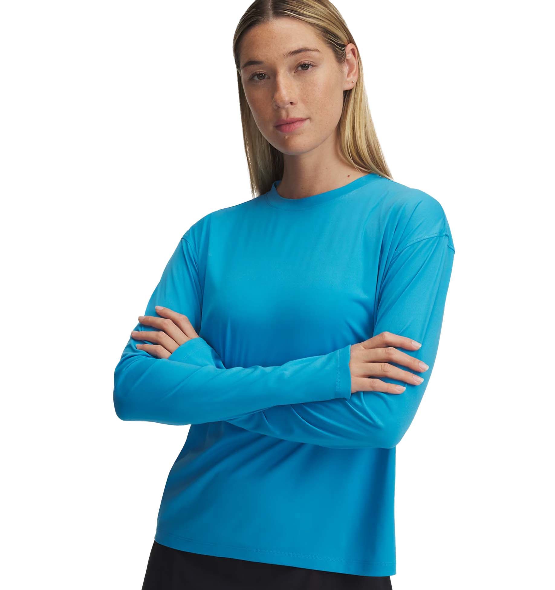 Image of Under Armour Fish Elite Long-Sleeve Shirt - Ether Blue/Stream