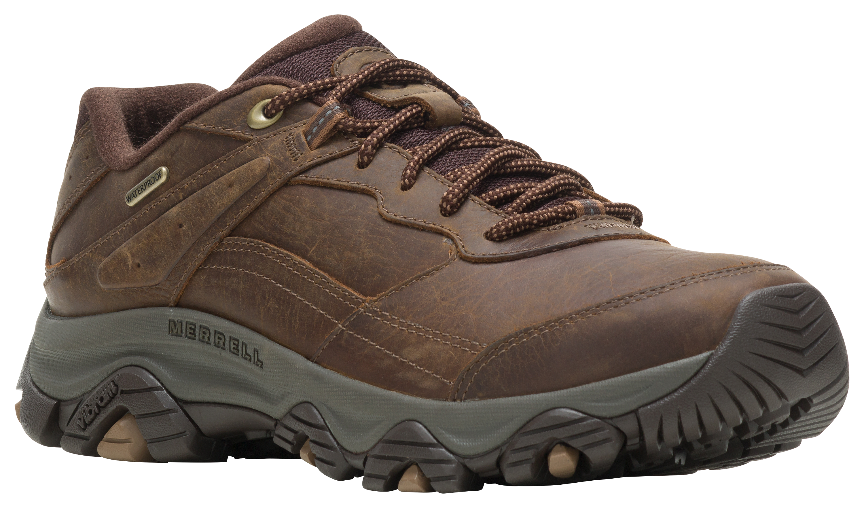 Image of Merrell Moab Adventure 3 Waterproof Casual Shoes for Men - Earth - 9M