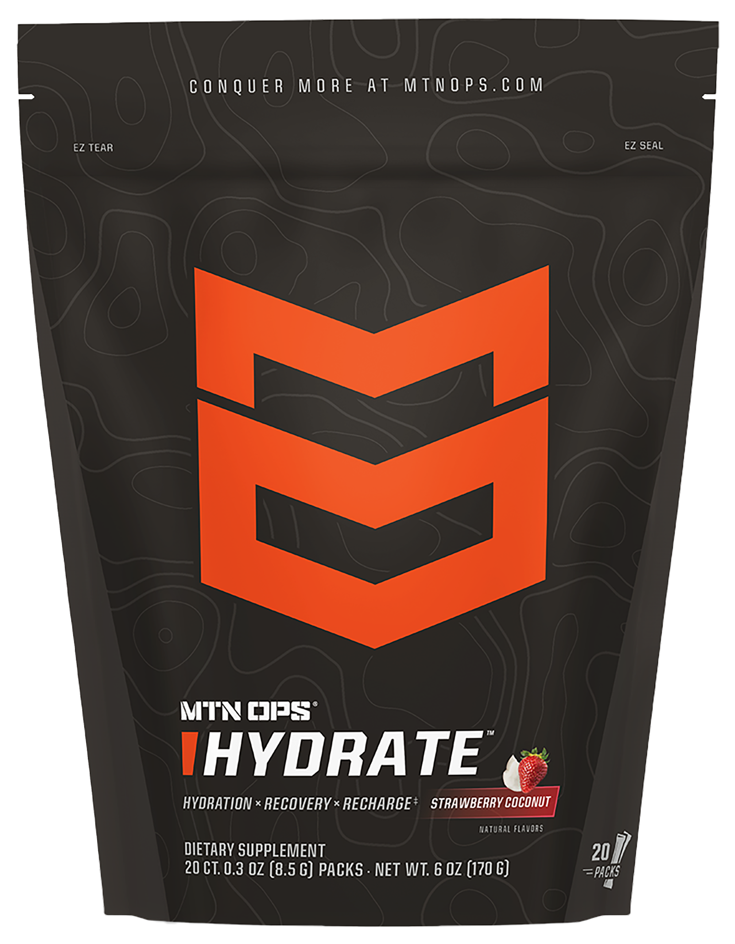 Image of MTN OPS Hydrate Strawberry Coconut Drink Mix - 6 oz. - 20 Servings