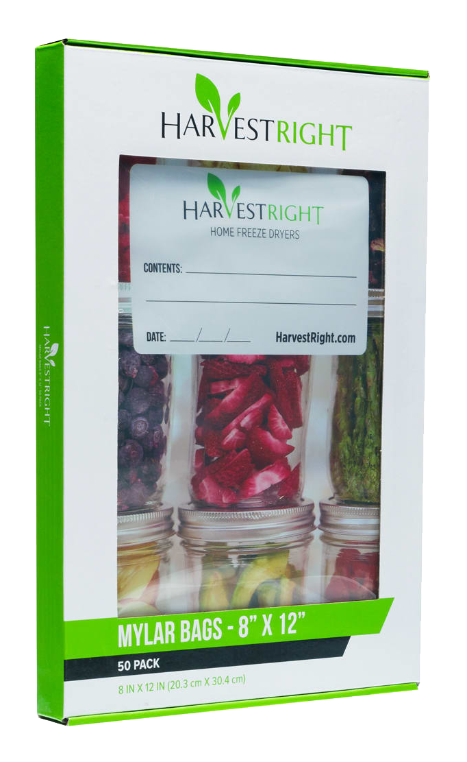 Image of "Harvest Right Mylar Storage Bags 50-Pack - 8"" x 12"""
