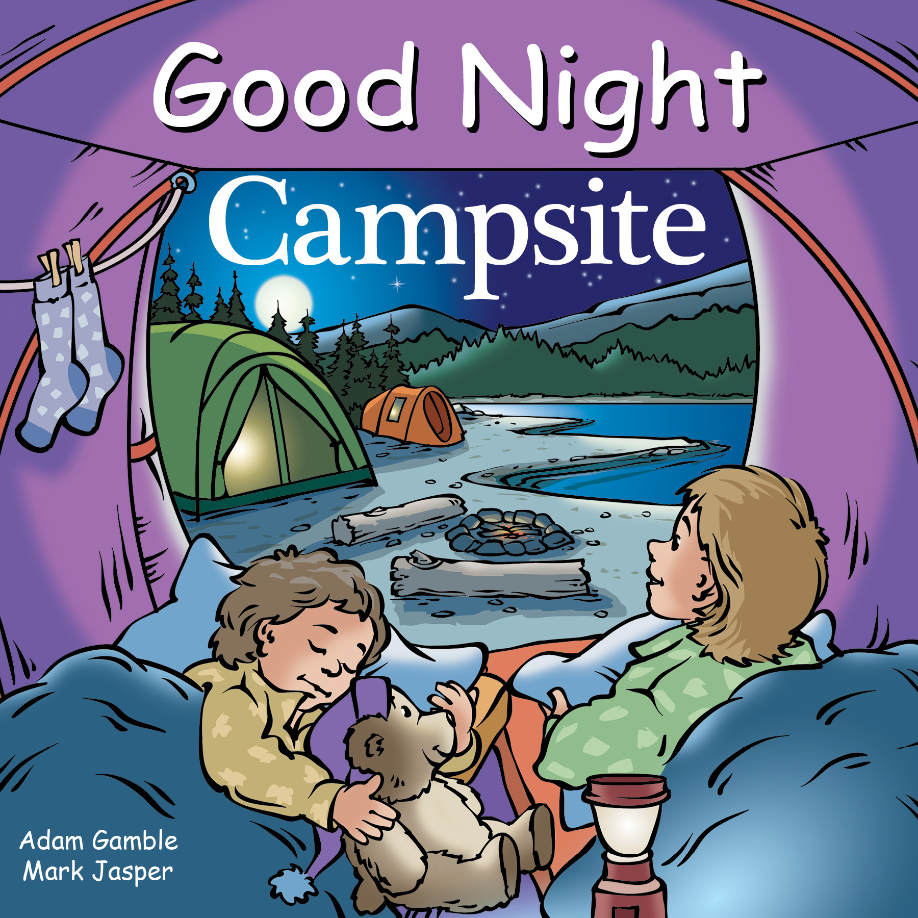 Image of Board Books Good Night Campsite Board Book for Kids