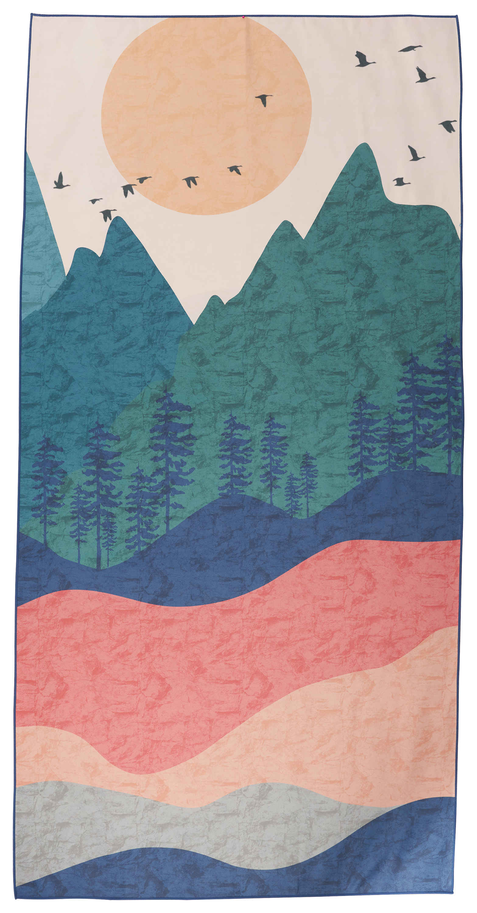 Image of Bass Pro Shops Microfiber Beach Towel - Mountain Top