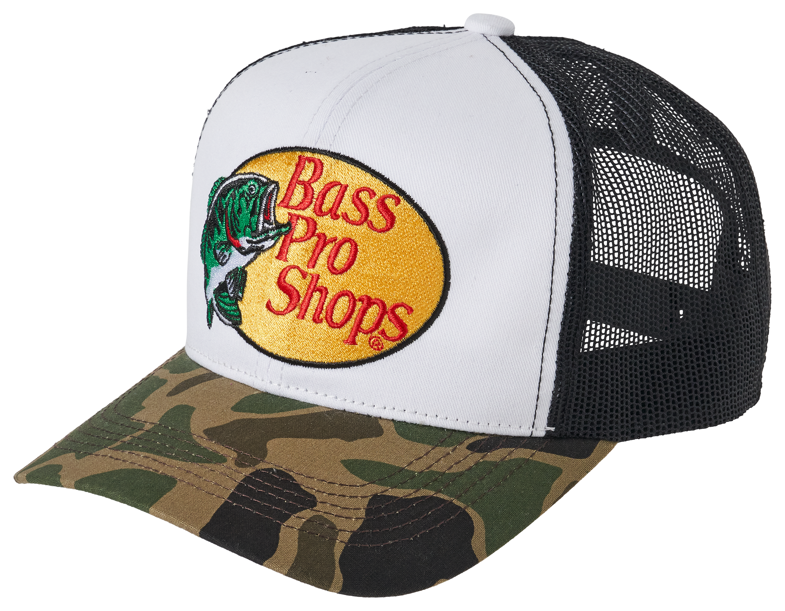 Image of Bass Pro Shops New Embroidered Mesh-Back Cap