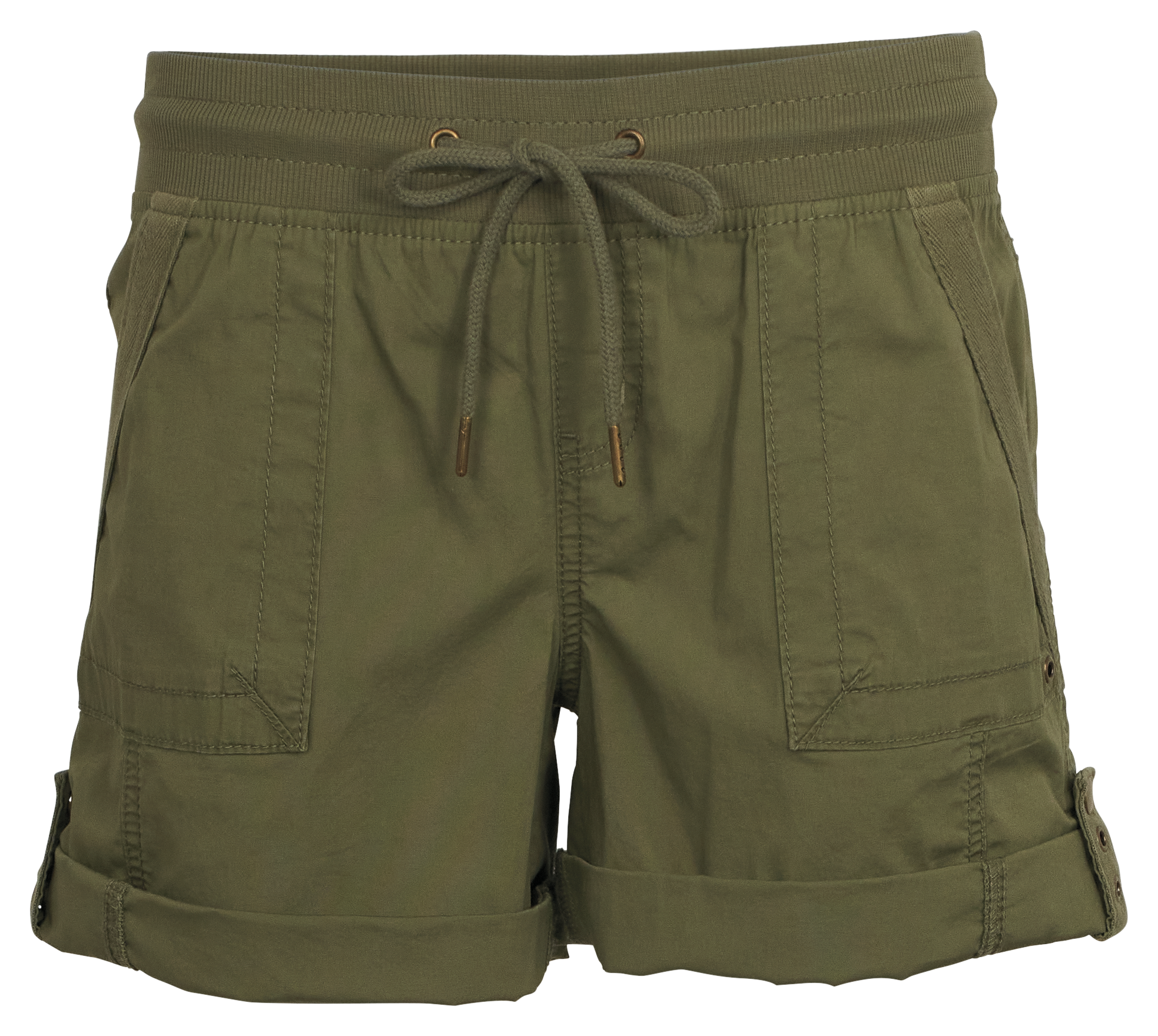 Image of Natural Reflections Honey Creek Shorts - Deep Lichen Green