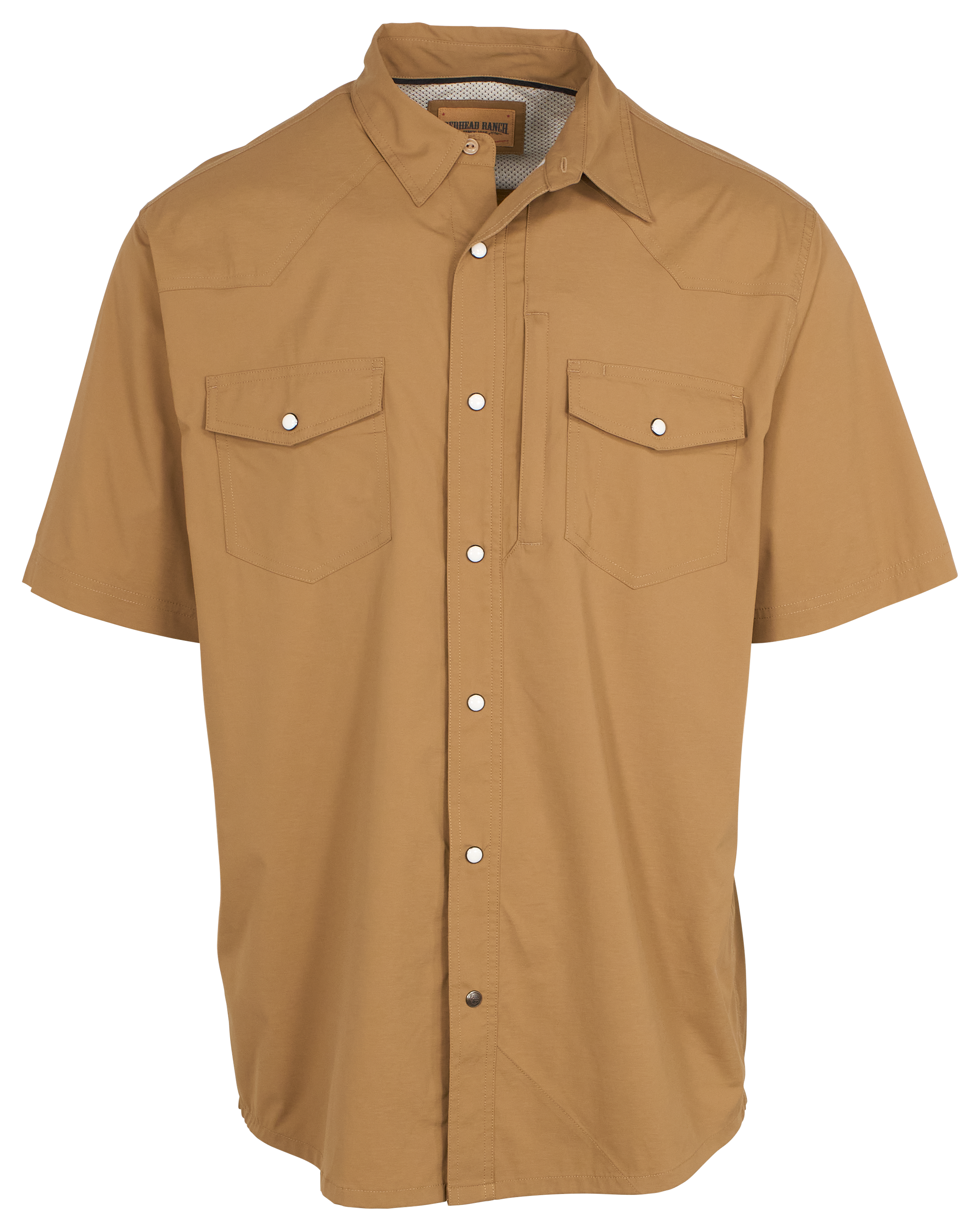 Image of RedHead Ranch Canyonville Performance Short-Sleeve Shirt for Men - Sawdust