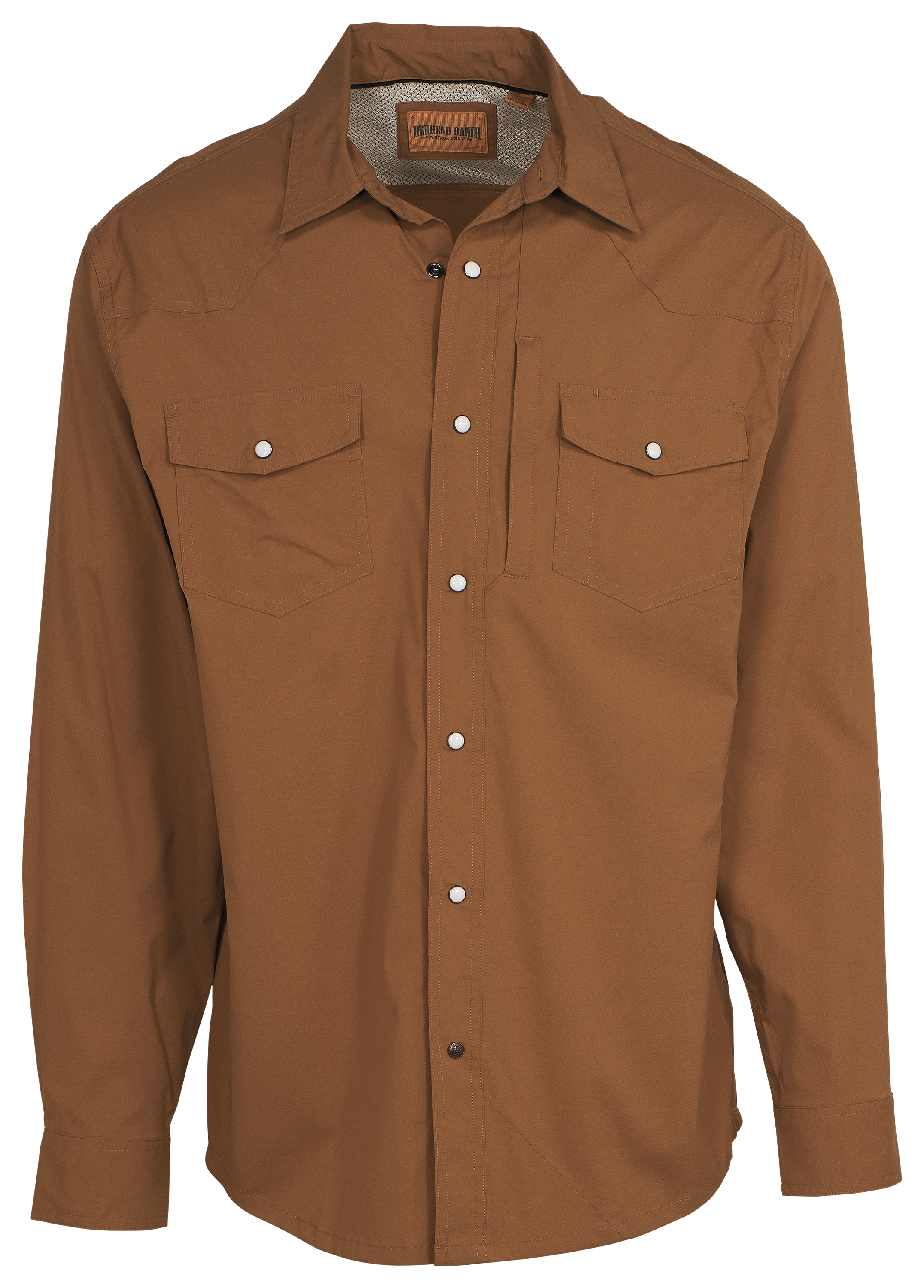 Image of RedHead Ranch Canyonville Performance Long-Sleeve Shirt for Men - Sawdust - 2XL